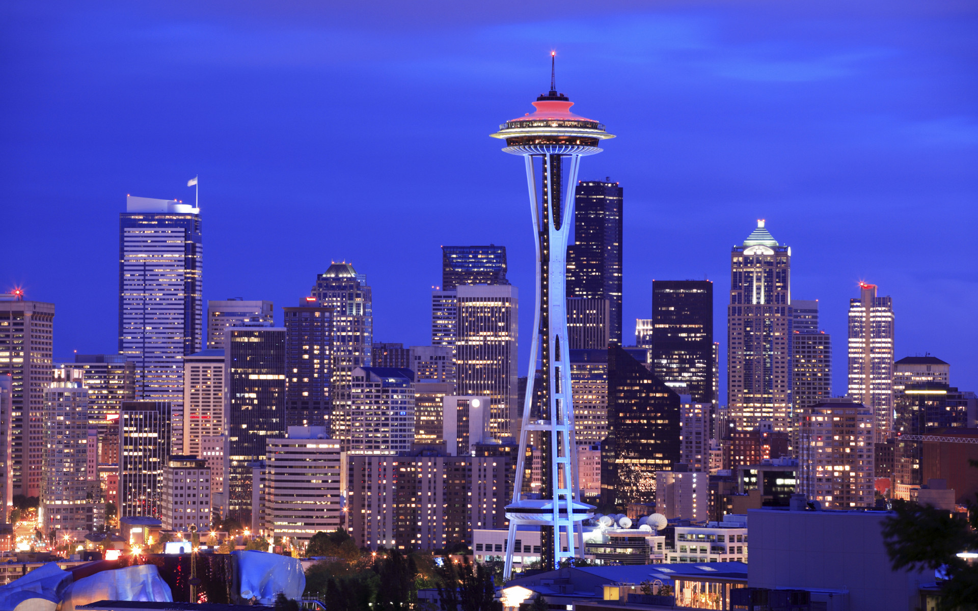 1920x1200 Seattle Skyline Wallpaper