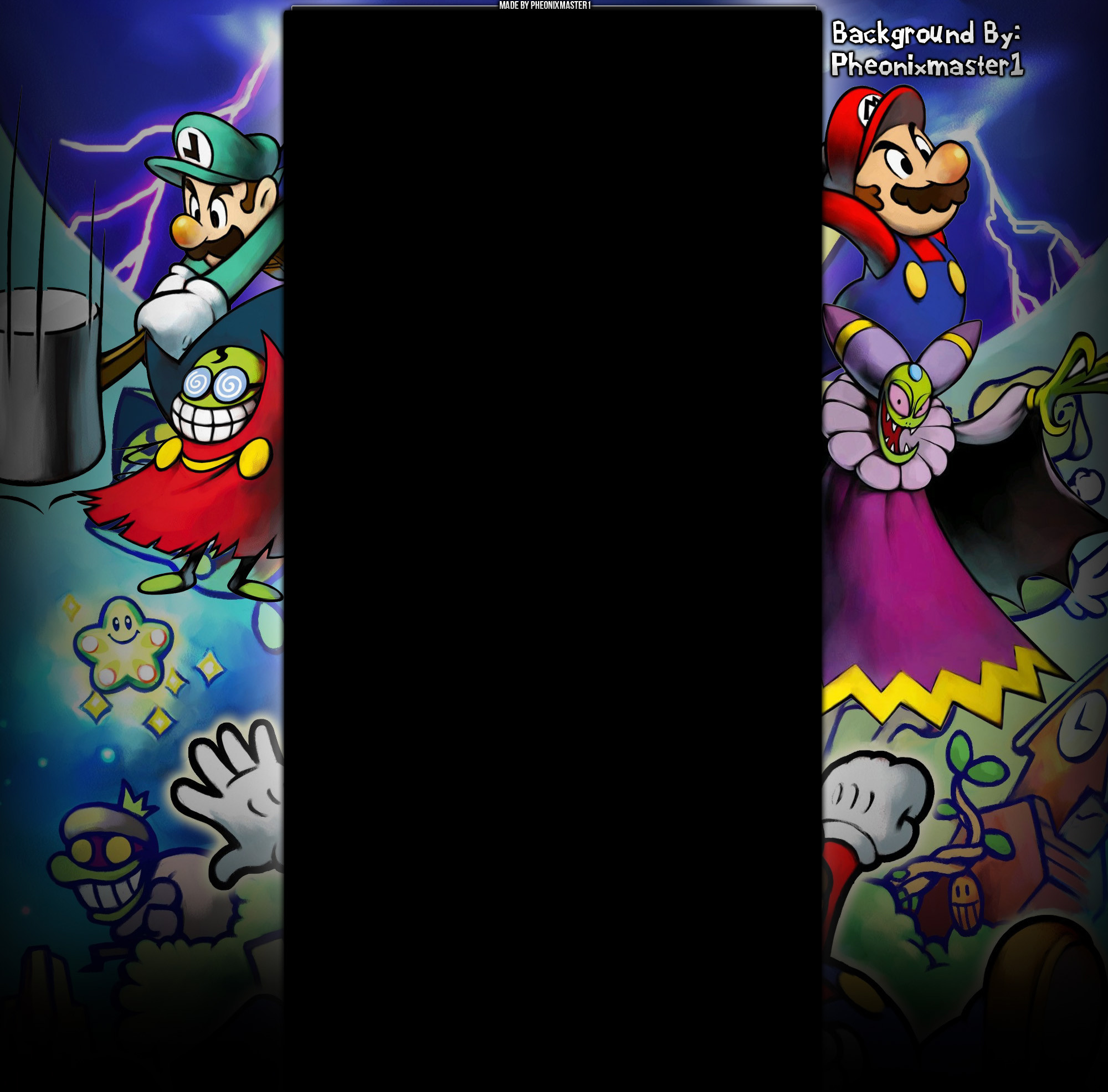 2000x1972 ... Mario and Luigi Superstar Saga Youtube Background by Pheonixmaster1