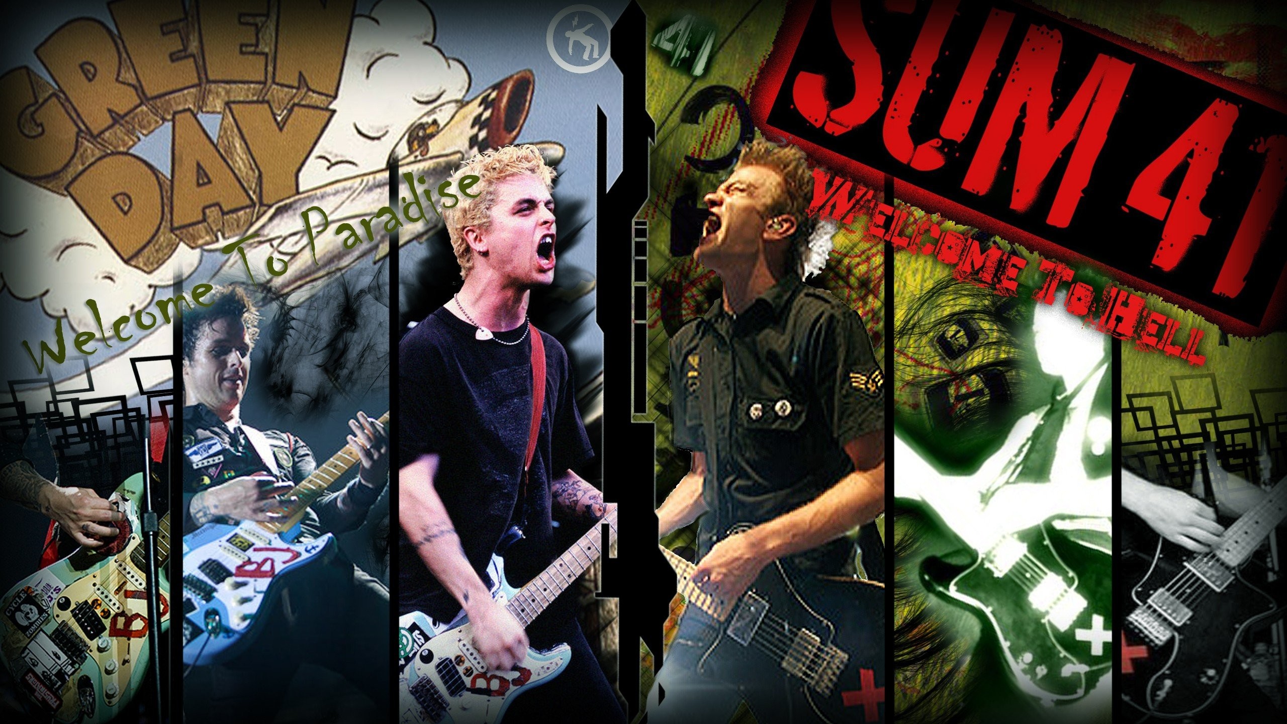 2560x1440 Free Download Green Day Image.