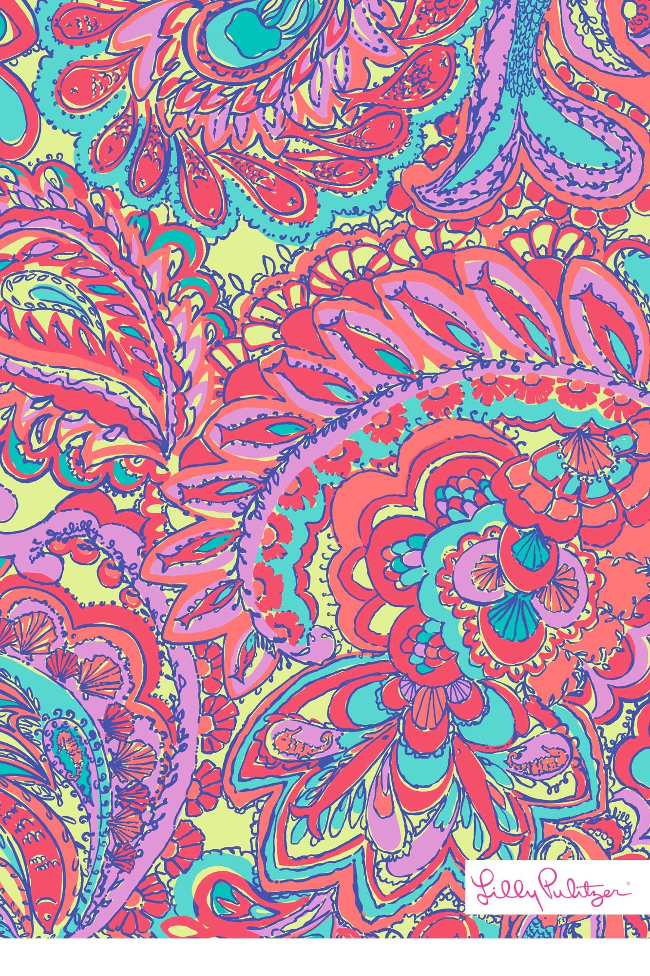 1334x2001 Lilly Pulitzer Feelin Groovy Mobile Wallpaper