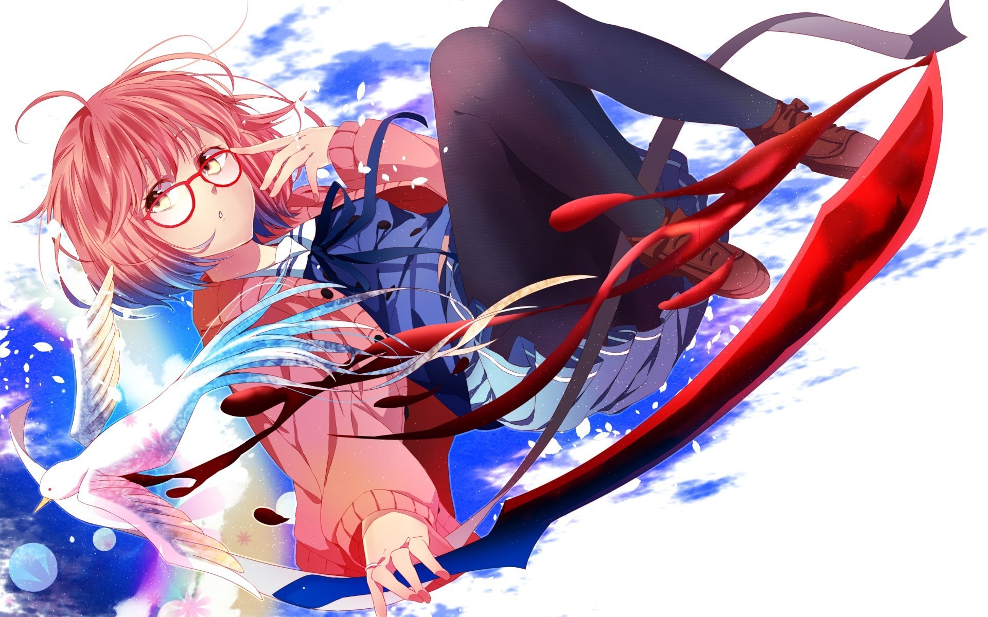 1920x1200 Kyoukai no kanata Beyond the Boundary wallpapers for android and