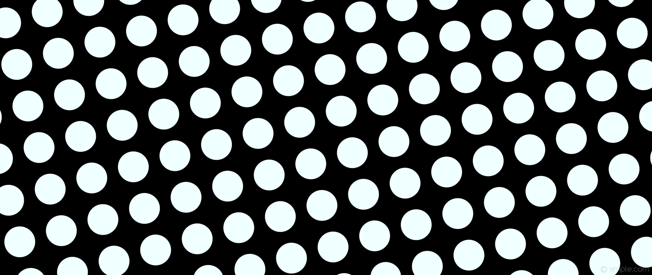 2560x1080 wallpaper spots white dots polka black azure #000000 #f0ffff 195Â° 121px  169px