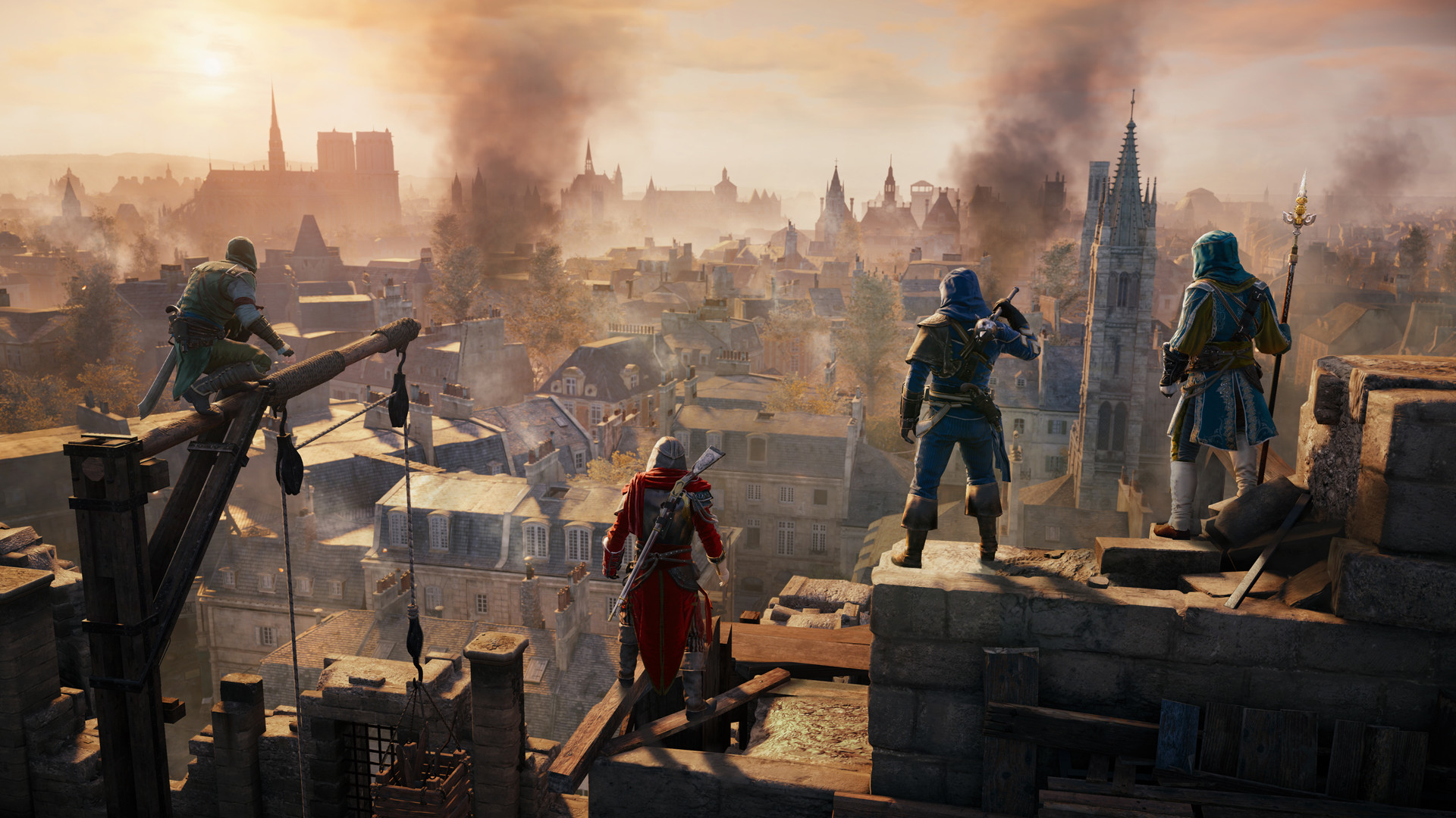 1920x1080 assassins creed unity wallpaper background 8463