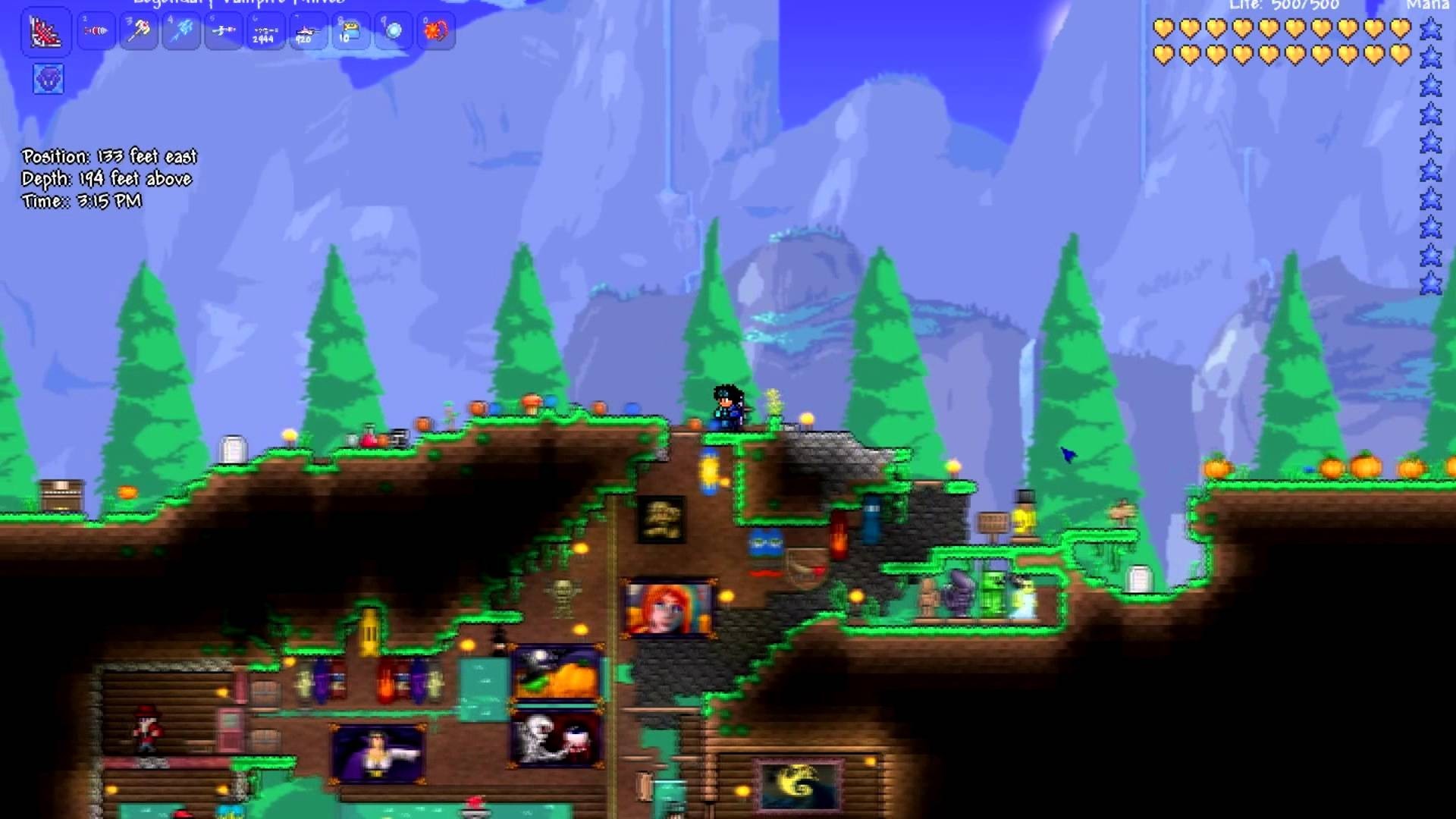 1920x1080 Terraria House Source Â· Terraria background Download free amazing HD  wallpapers for