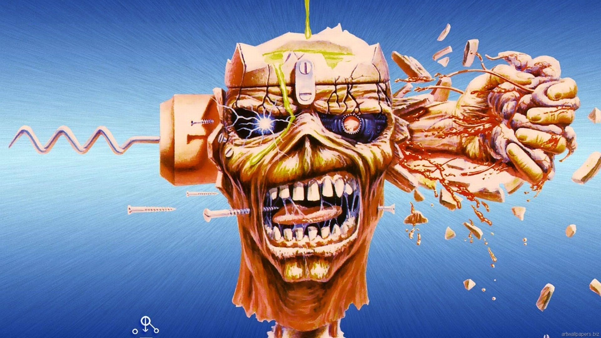 1920x1080 Iron Maiden Eddie the Head 1080p HD Wallpaper Background