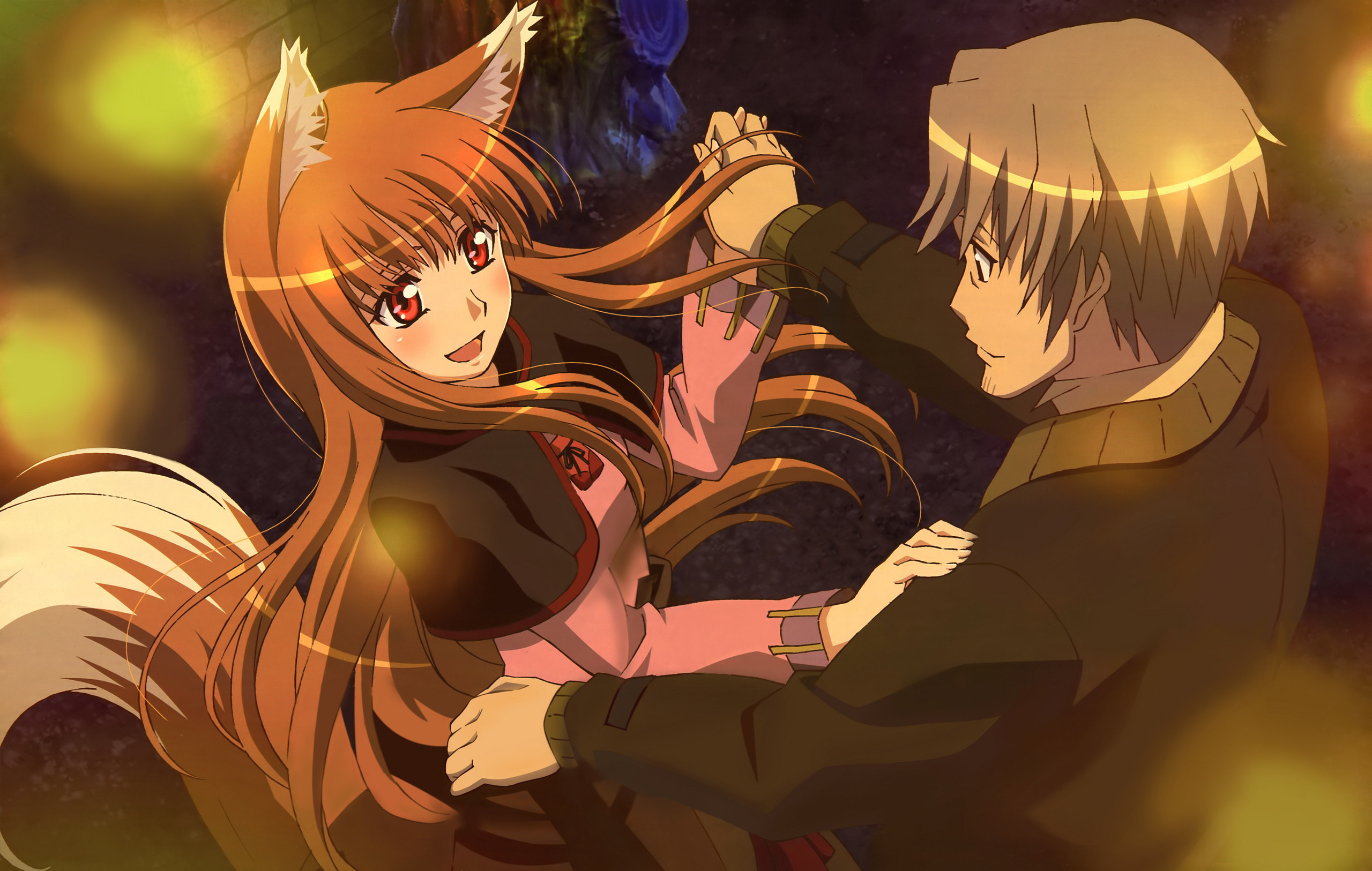 2560x1626 Spice and wolf images lawrence and holo dancing 2gether HD wallpaper and  background photos