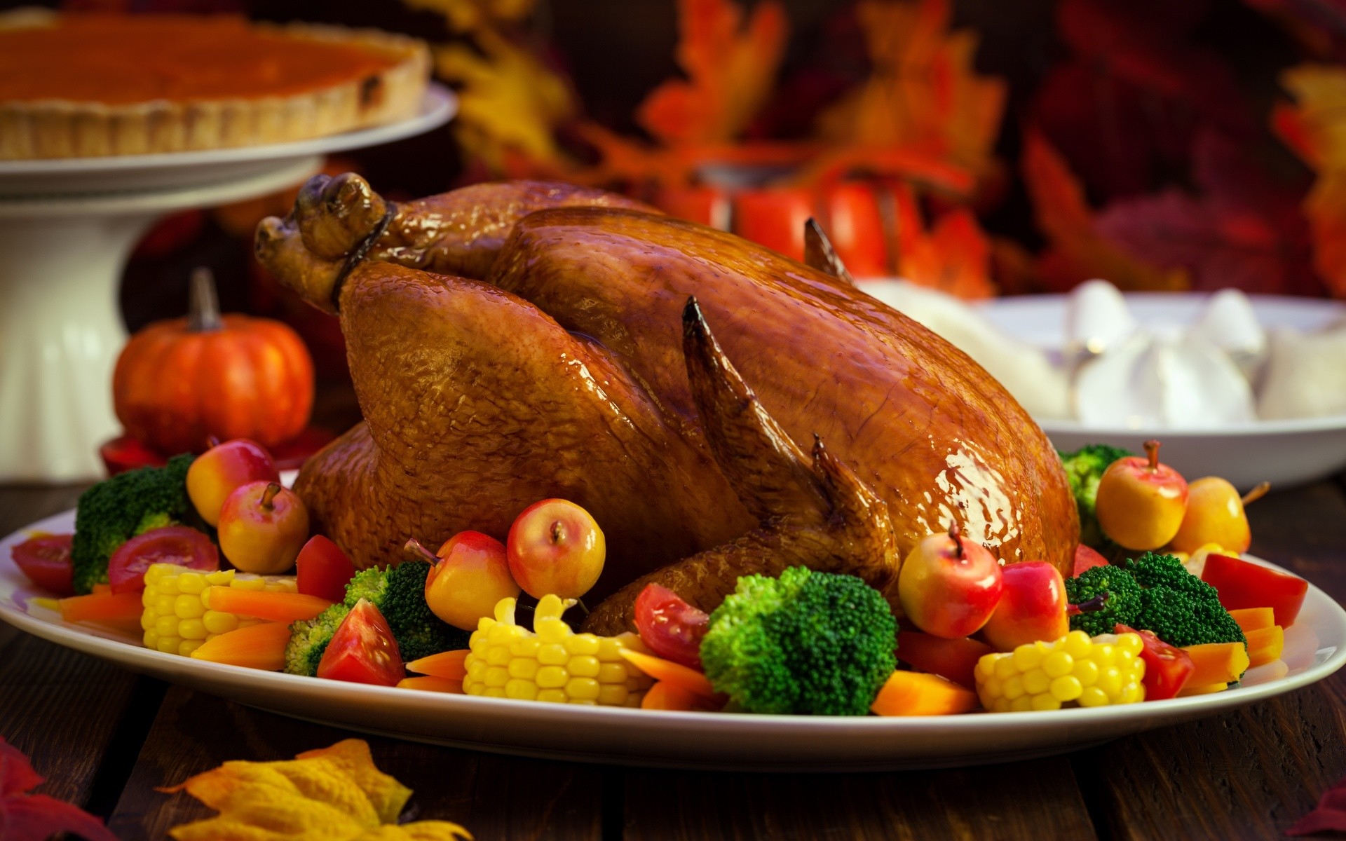 1920x1200 Thanksgiving, Thanksgiving Day, Food, Dishes, Roast Turkey, Thanksgiving  Turkey, Thanksgiving