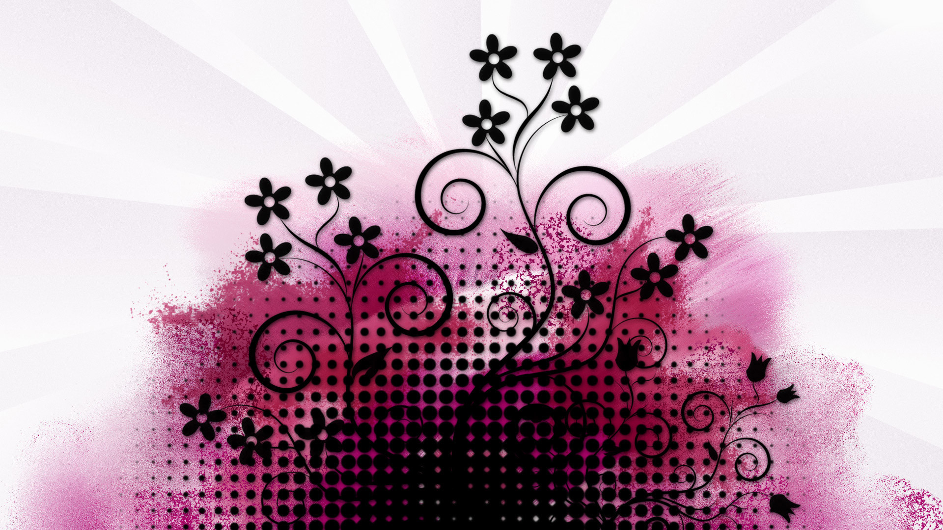 1920x1080 Pink And Black Wallpaper Designs 5 Cool Hd Wallpaper