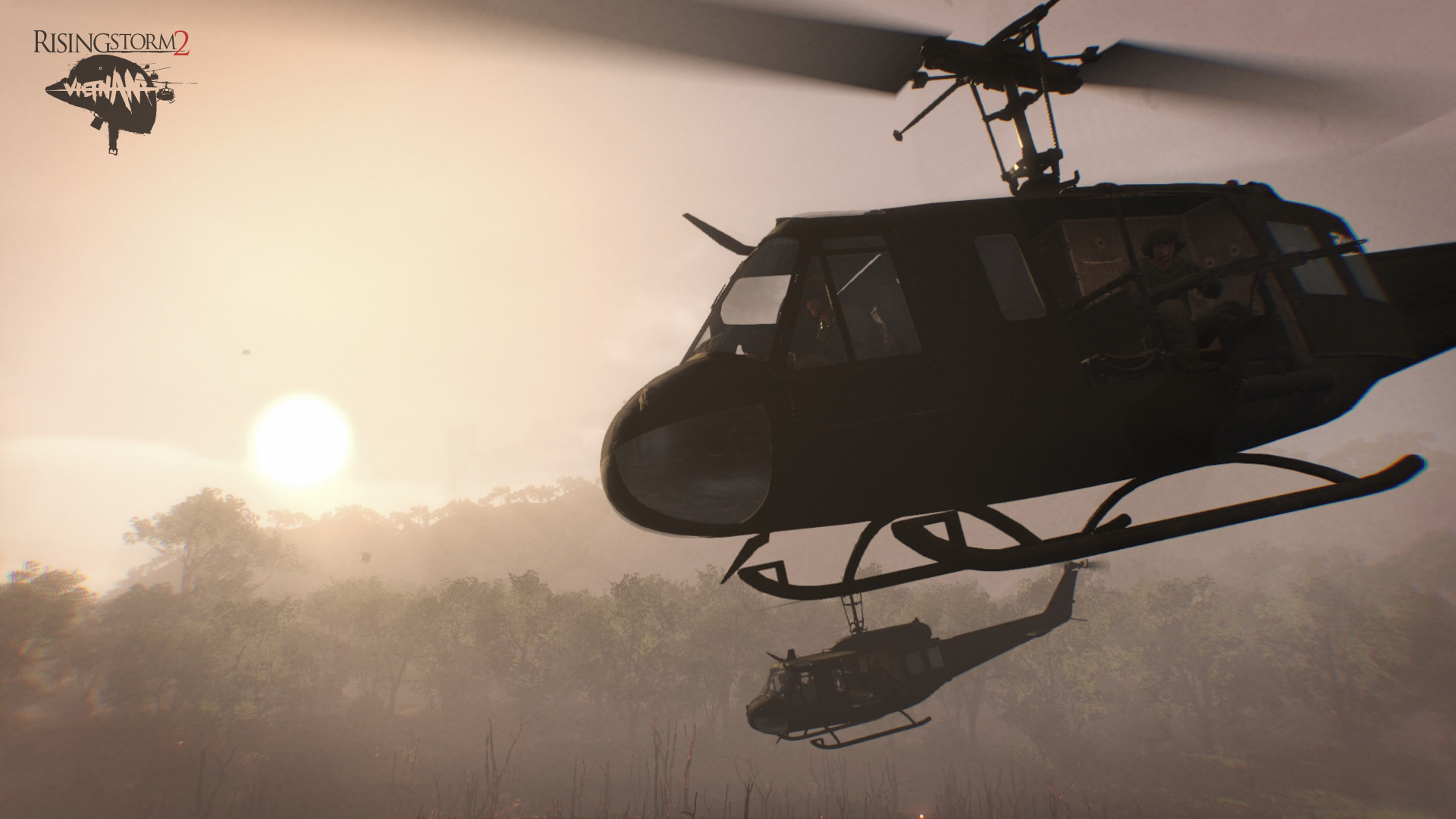 1920x1080 Helicopter flyby