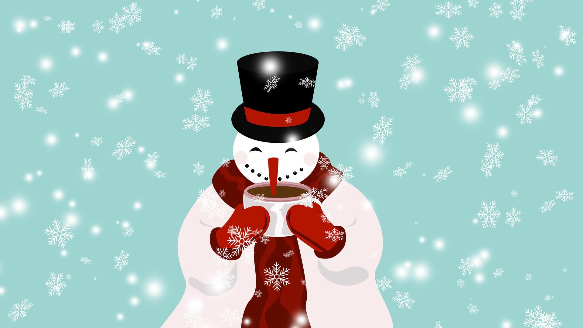 1920x1080 Snowman HD Background, Picture, Image