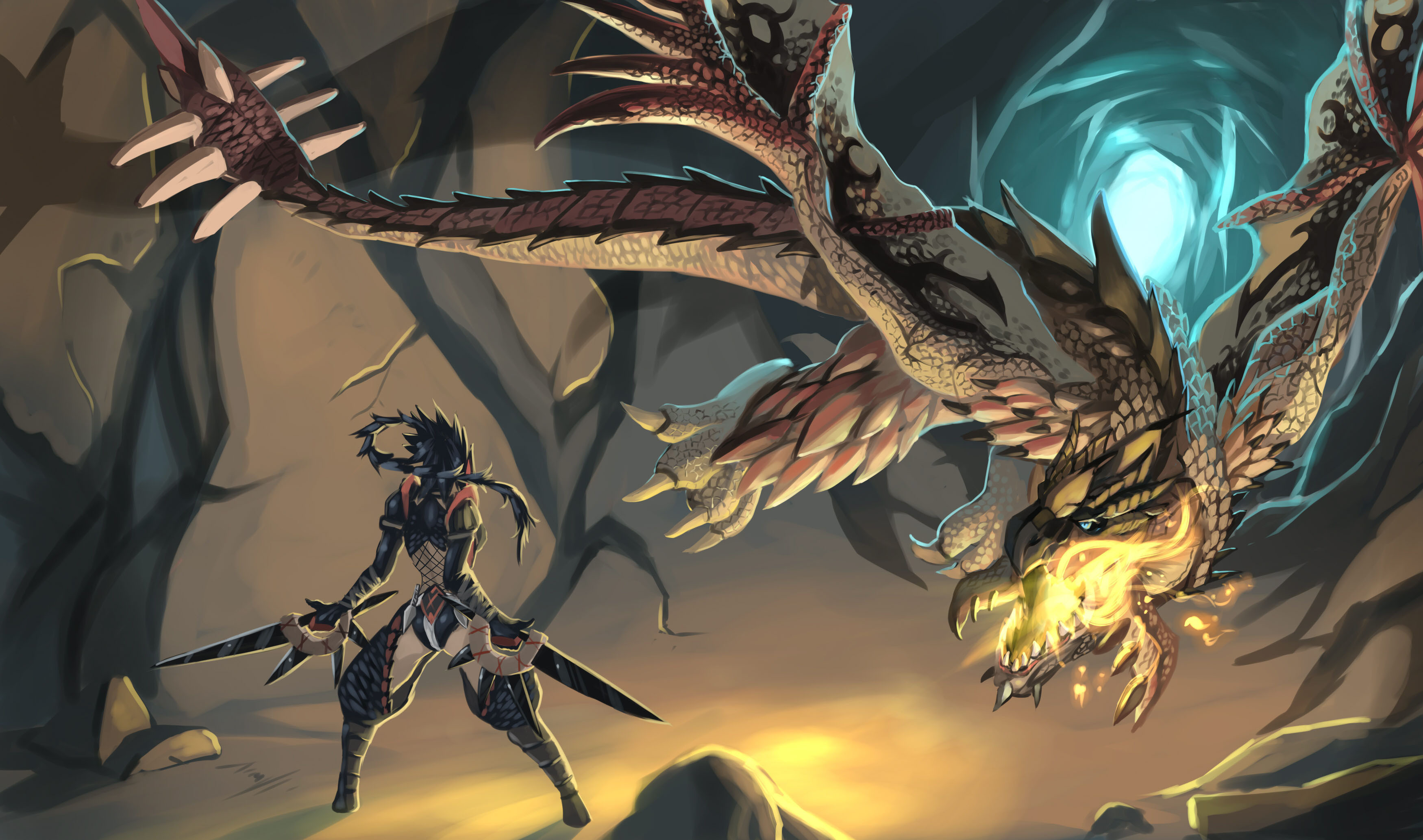3500x2066 124 Monster Hunter HD Wallpapers | Backgrounds - Wallpaper Abyss - Page 3