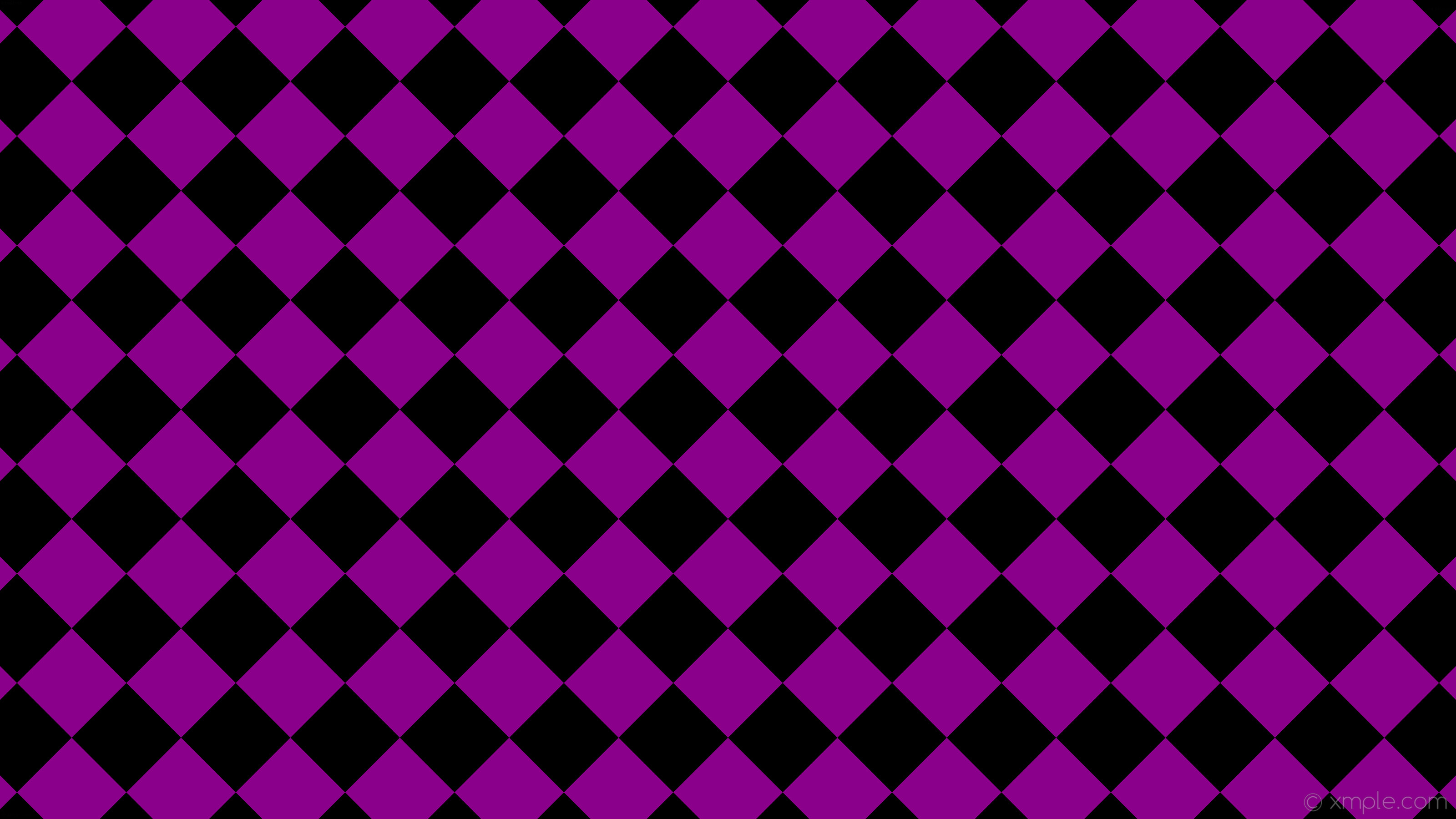3200x1800 wallpaper checkered black purple squares dark magenta #000000 #8b008b  diagonal 45Â° 170px