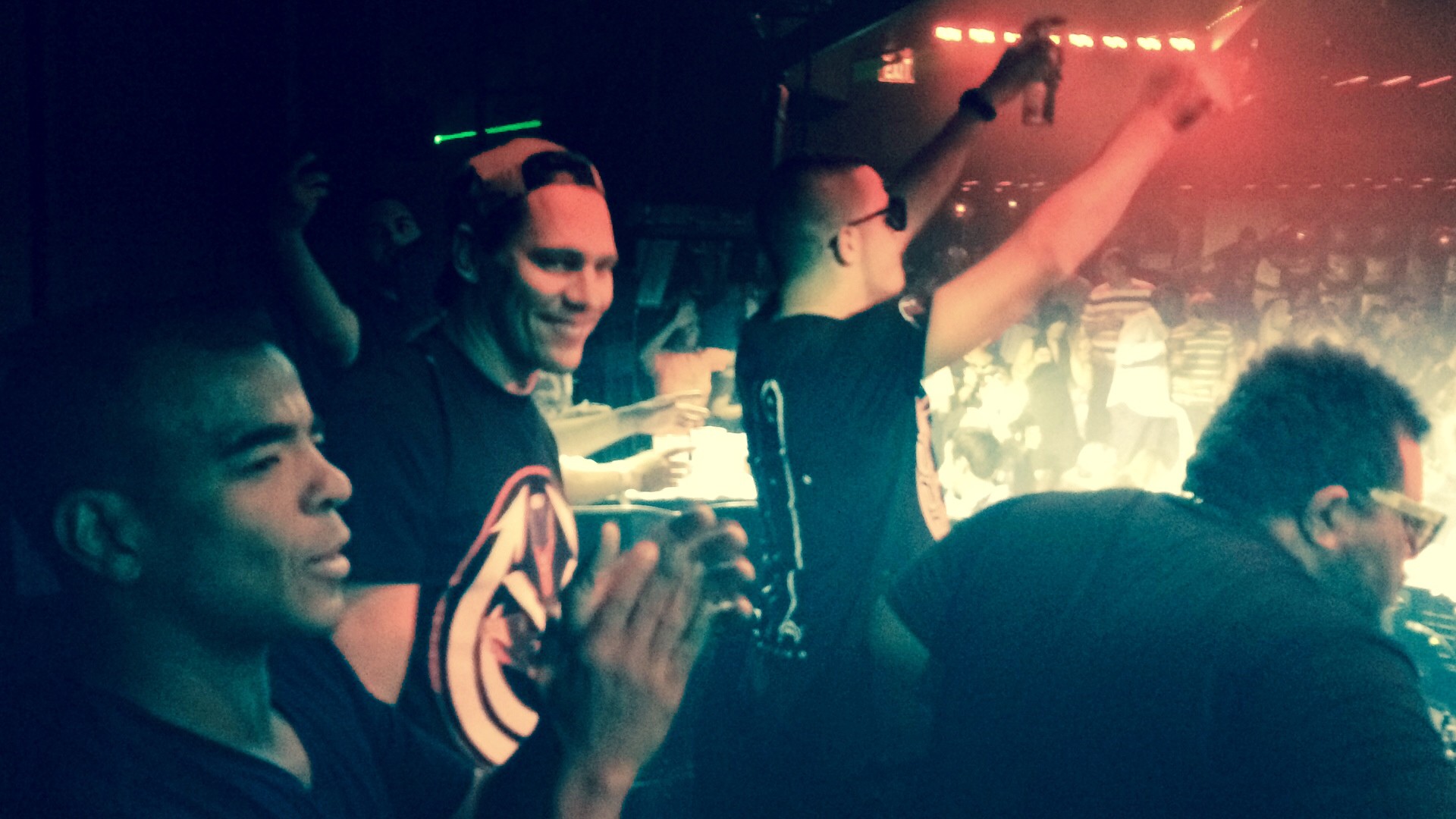 1920x1080 Tiesto (center) with fellow DJs Snake, Erick Morillo and Carnage