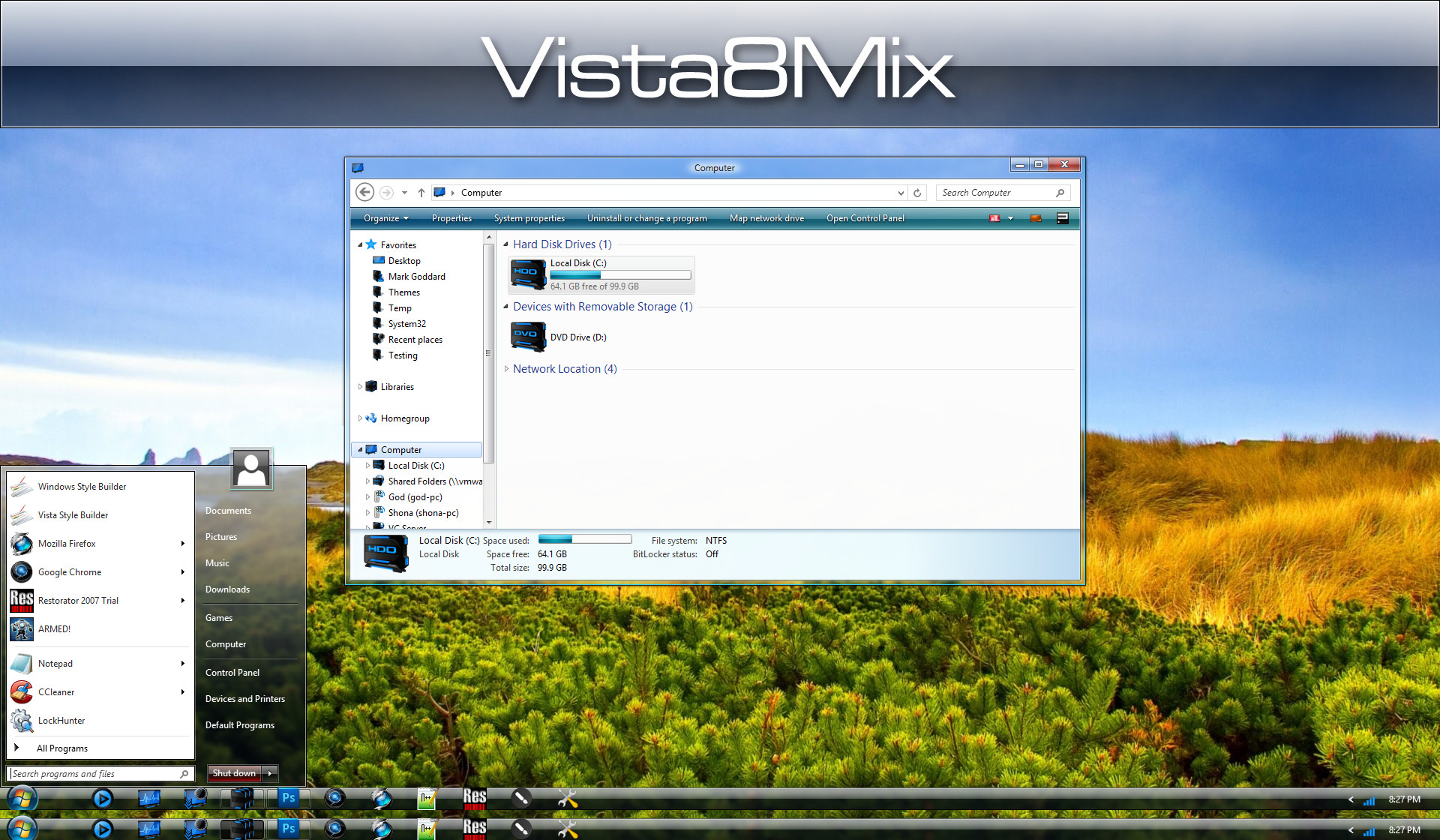 1920x1120 ... Vista 8 Modern Mix by MrGRiM01