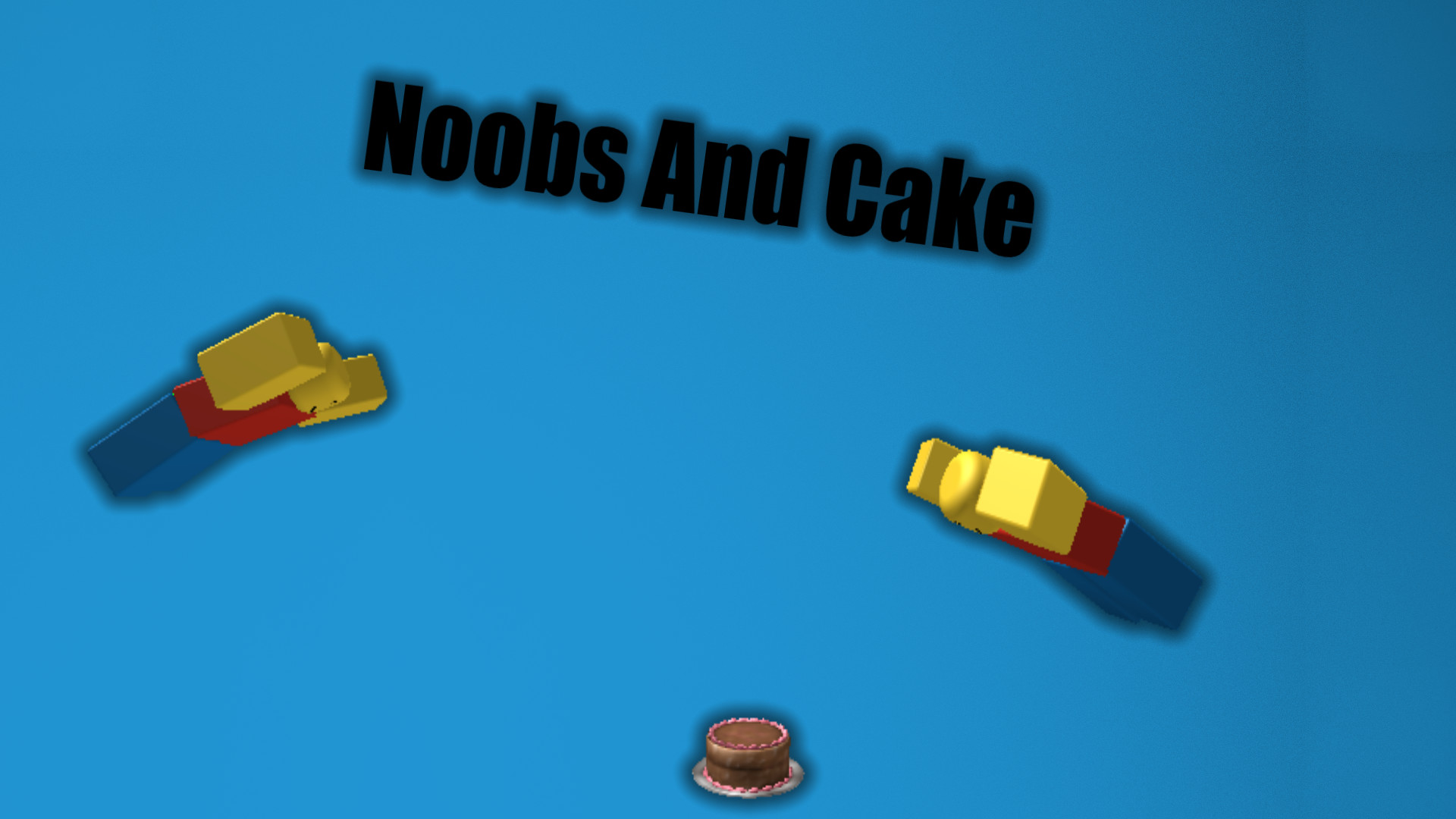 1920x1080 ... Noobs and cake a free roblox wallpaper by ExionTV