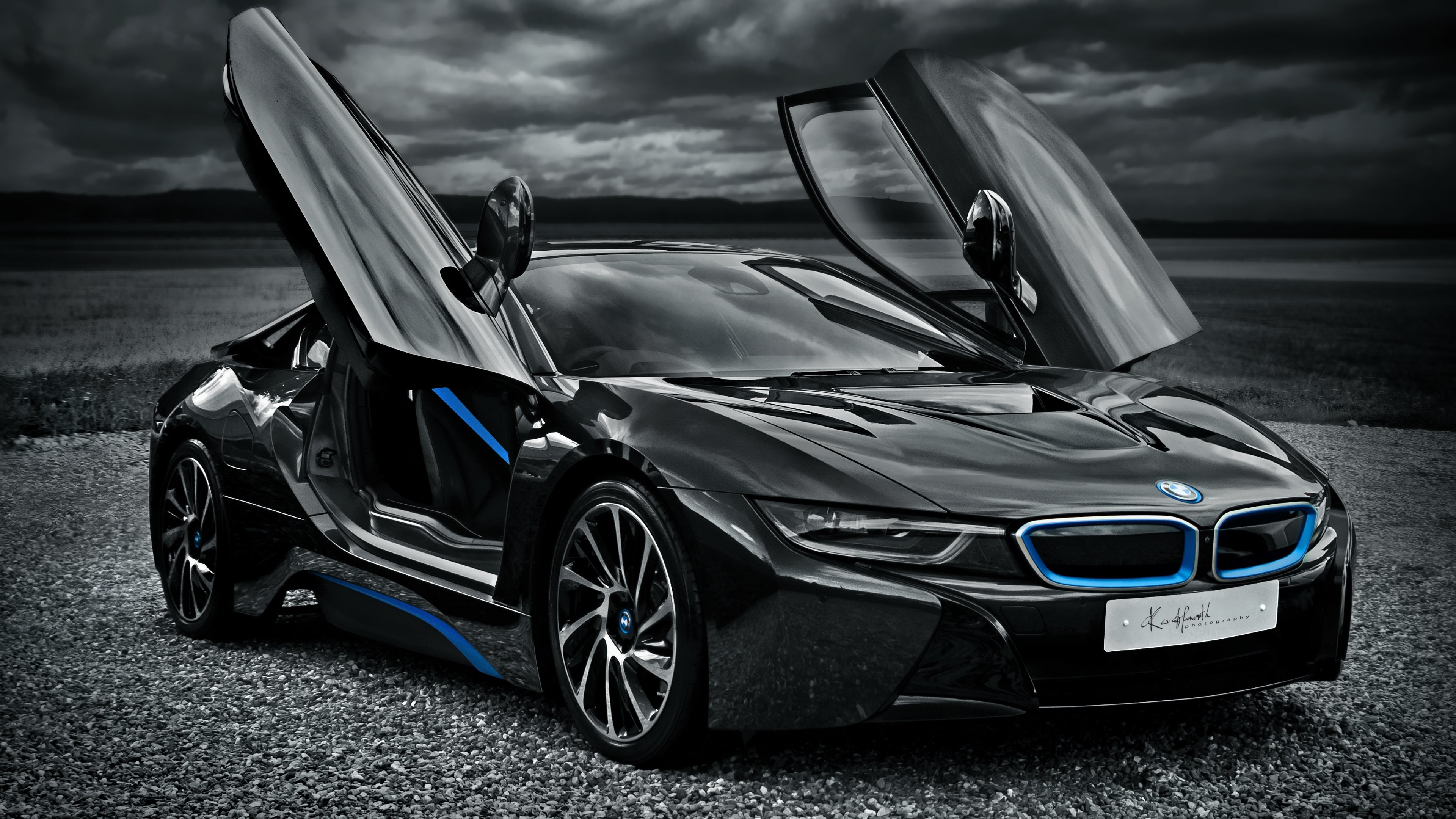 3840x2160 Modest BMW I8 Black By Pictures R2nw And BMW I8 Black On Galleries