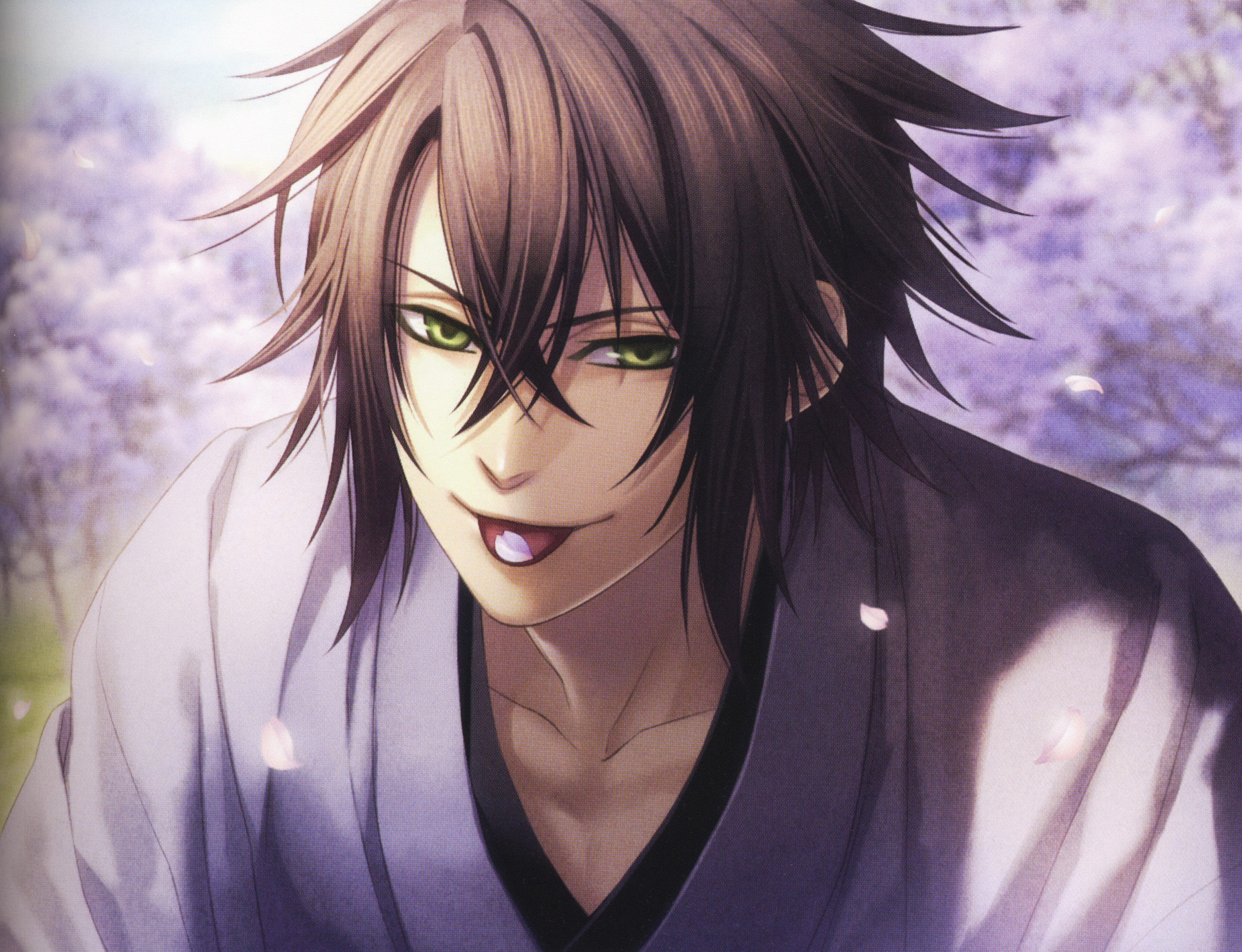2606x1997 HD Wallpaper and background photos of OKITA SOUJI for fans of Hakuouki  images.