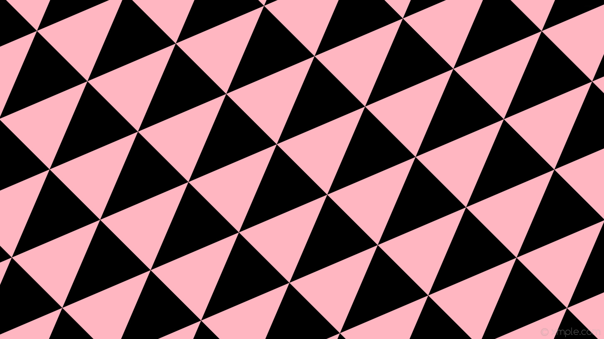 1920x1080 wallpaper black pink triangle light pink #000000 #ffb6c1 315Â° 227px 567px