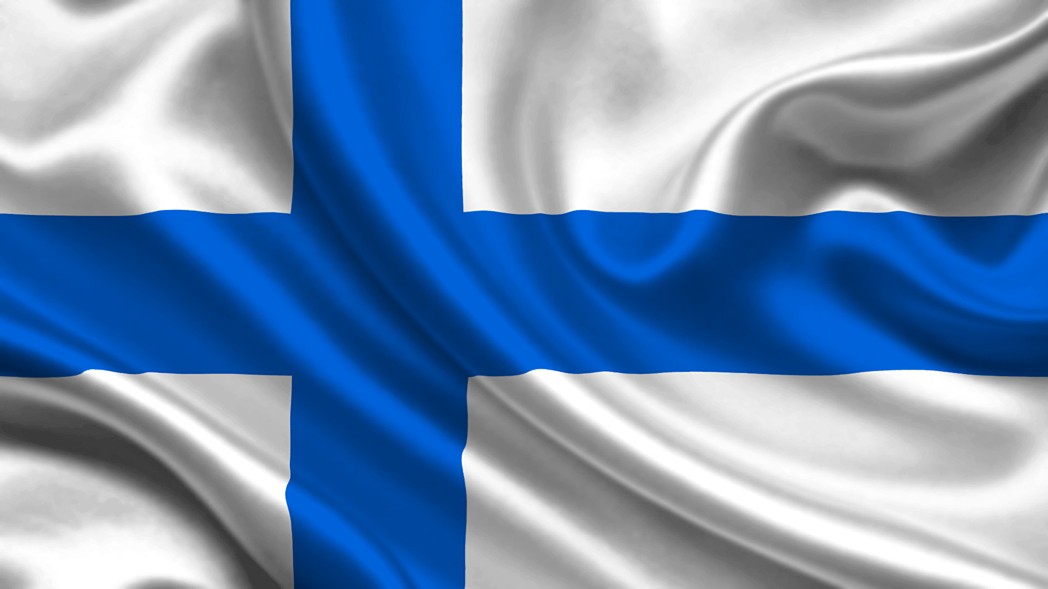 2048x1152 Photo Finland Flag Cross 