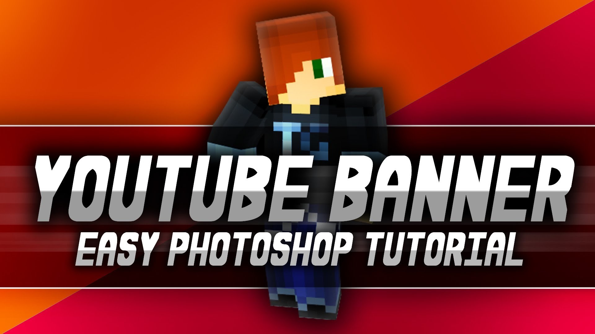 1920x1080 [TUTORIAL] How to Make a Minecraft YouTube Banner Picture / Channel Art for  your Channel - Photoshop - YouTube