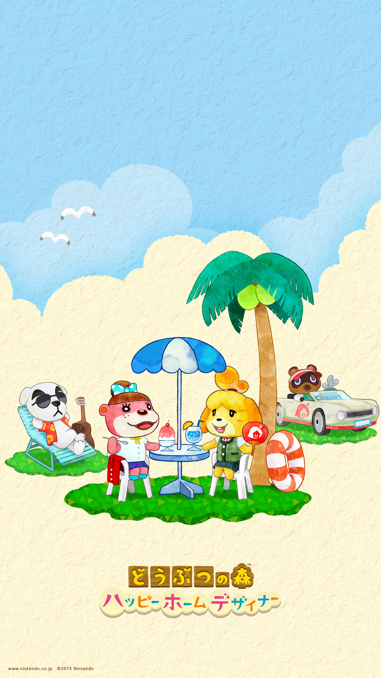 1242x2208 Animal Crossing Happy Home Designer iPhone6 wallpaper (1242 x 2208)