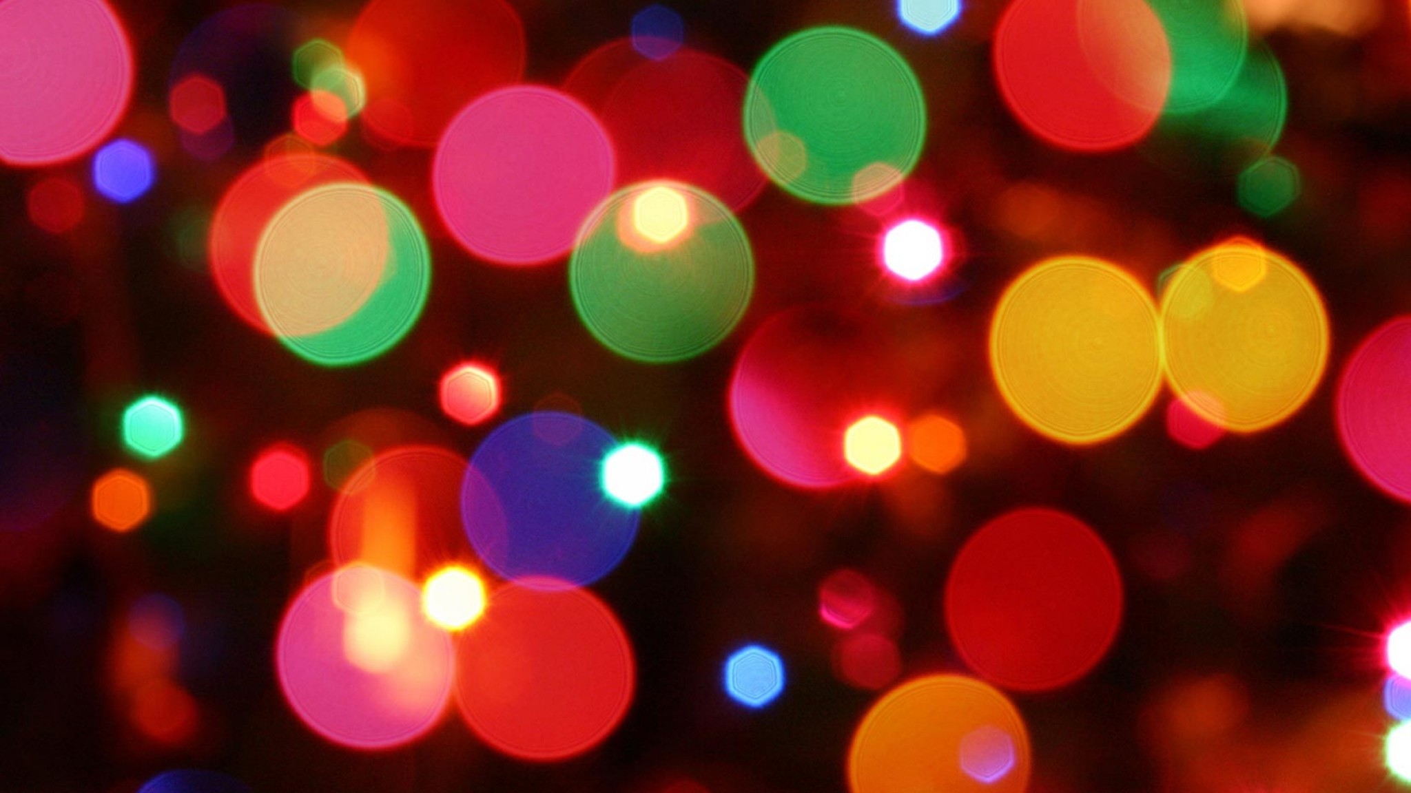 2048x1152 Wallpaper  Colorful, Circles, Pixels, Light HD HD Background .