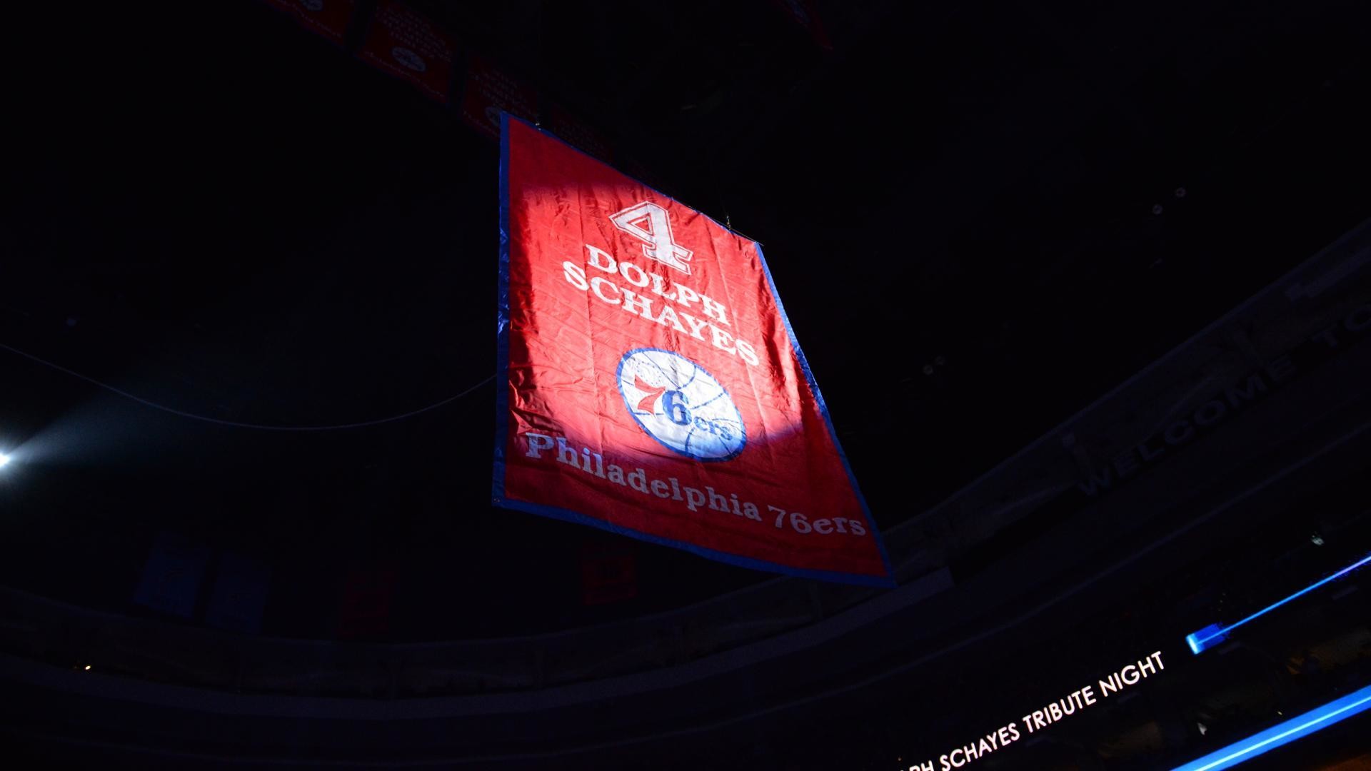 1920x1080 The Sixers retired Dolph Schayes' No. 4 uniform posthumously in 2016.
