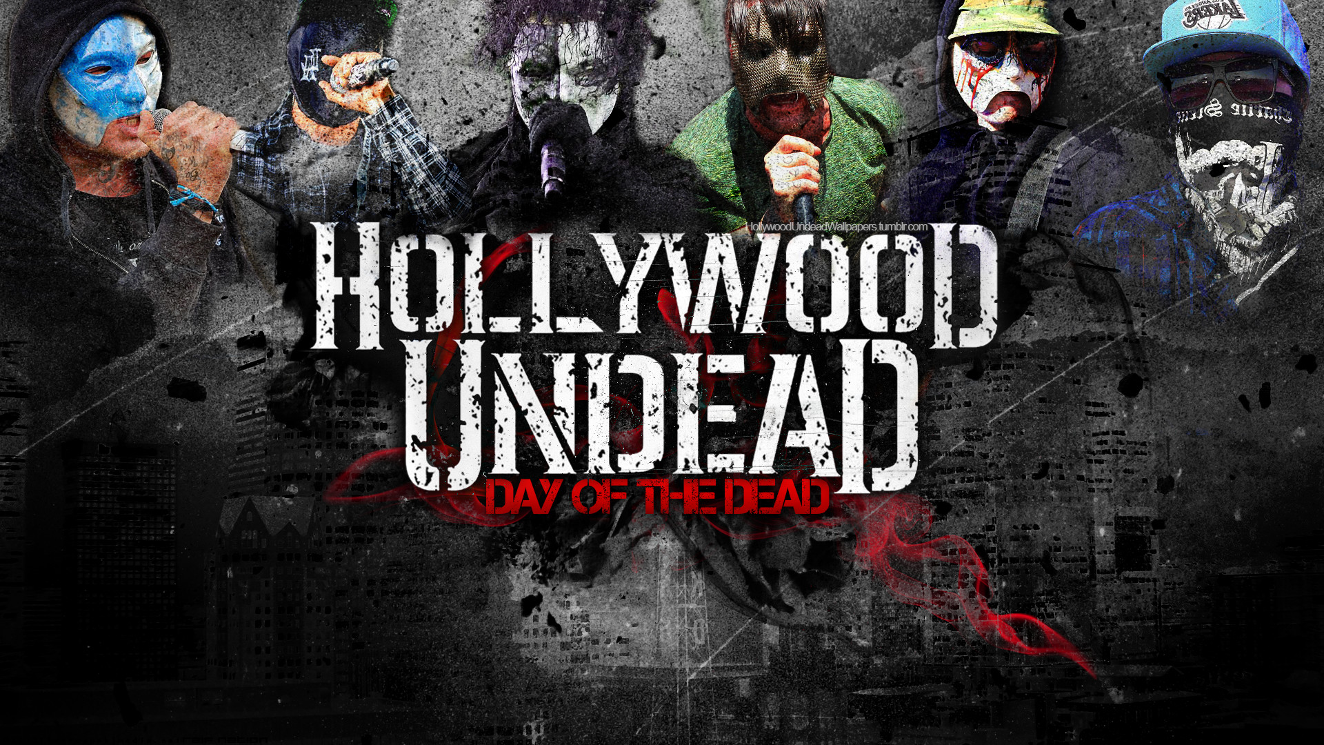 1920x1080 ... Hollywood Undead - Day of the Dead Wallpaper by emirulug
