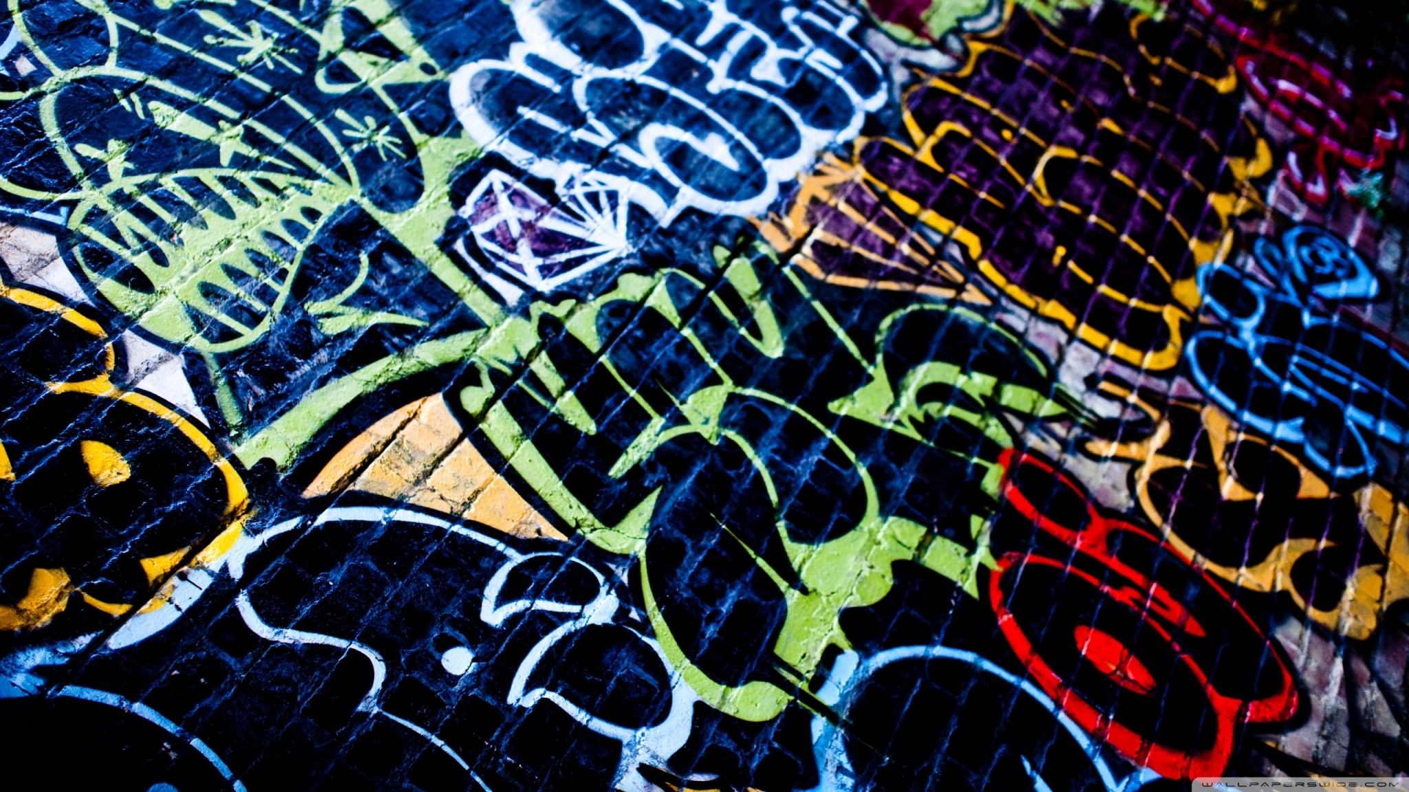 2048x1152 Hip Hop Graffiti Wallpaper