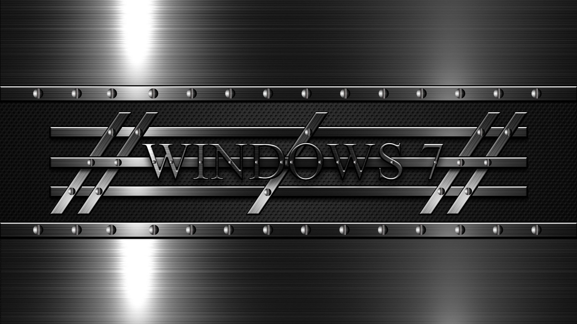 1920x1080  Wallpaper windows 7, 3d, background, black