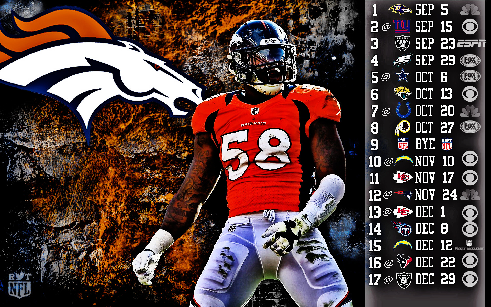1920x1200 Collection by Nelson Flores Cool Denver Broncos Wallpapers