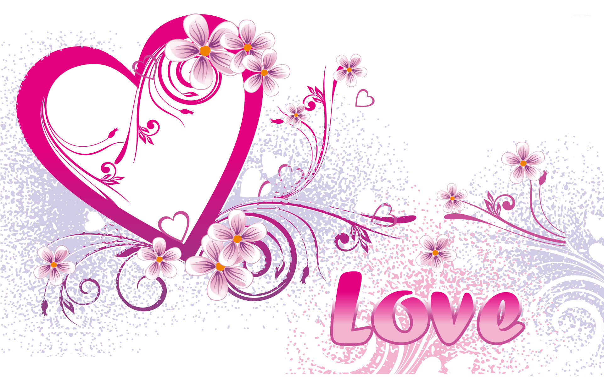 1920x1200 Love and pink heart wallpaper  jpg