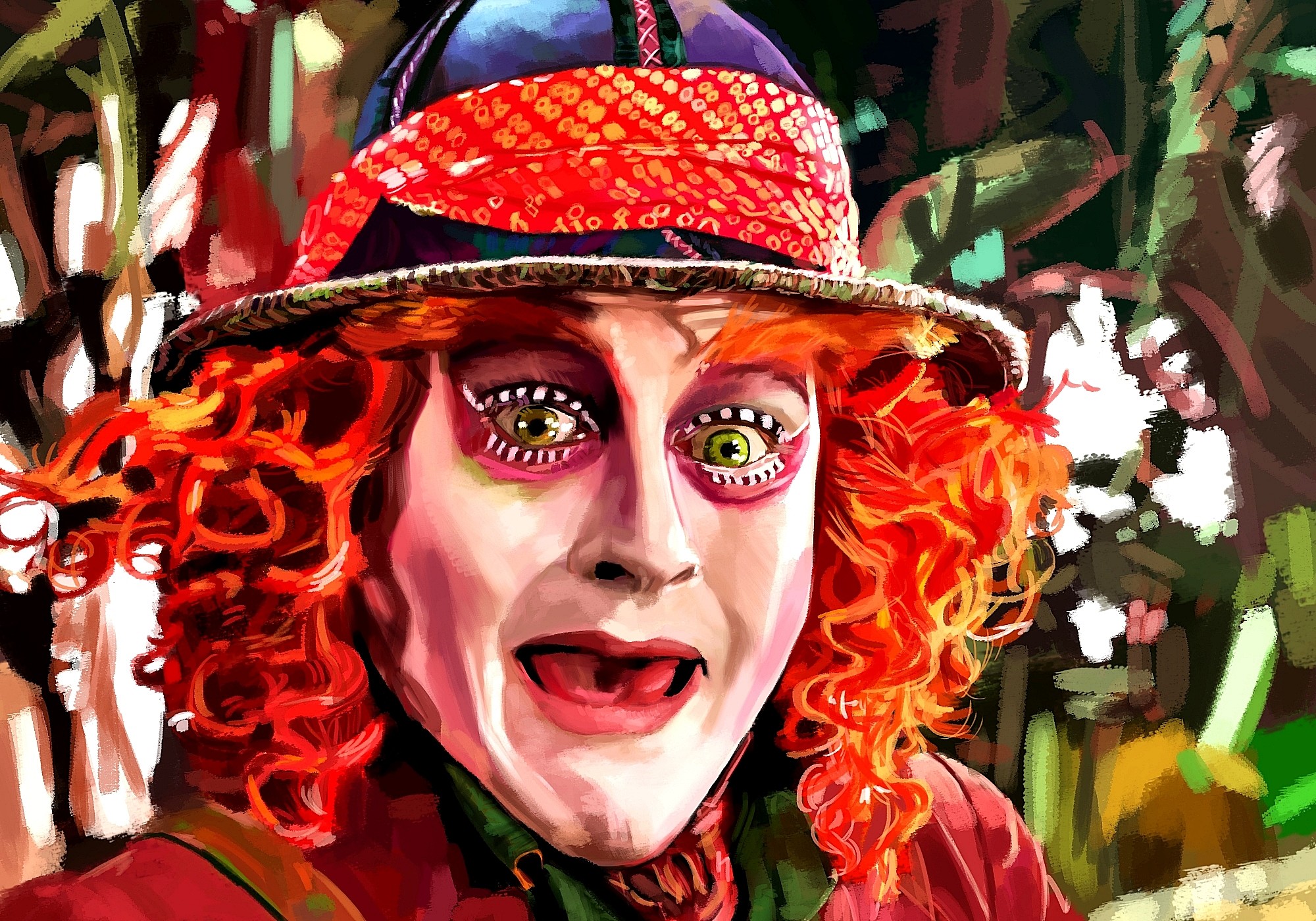 2000x1400 ... Johnny Depp as Mad Hatter by speedportraits