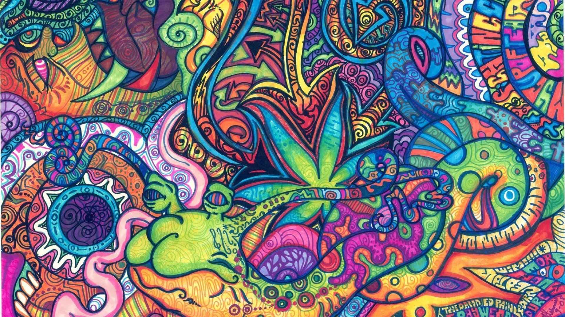 1920x1080 Psychedelic Wallpaper