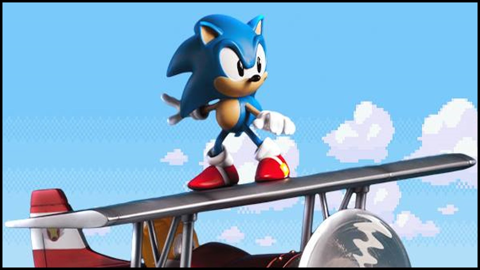 1920x1080 Classic Sonic & Tails on the Tornado Statue Teased by First 4 Figures!