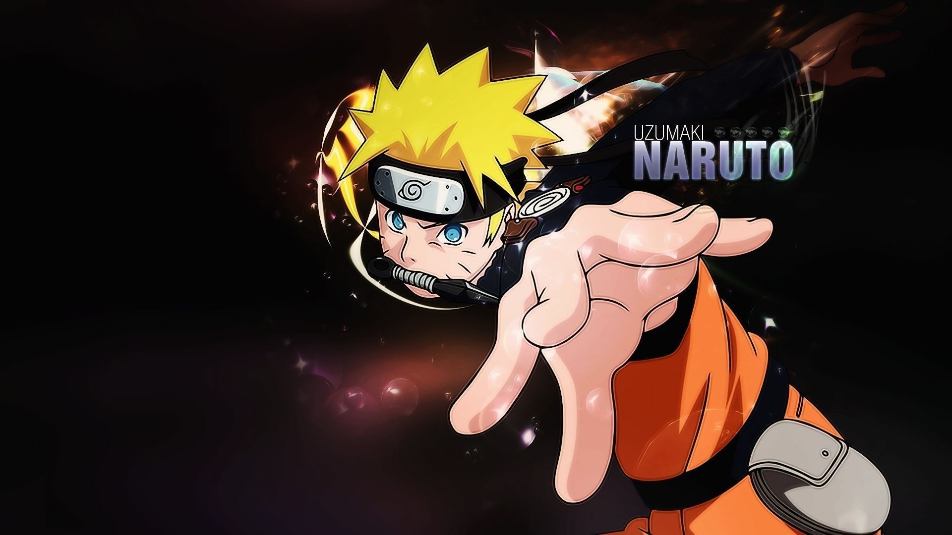 1920x1080 Hands, Blue eyes, Black background, Guy, naruto wallpapers and .