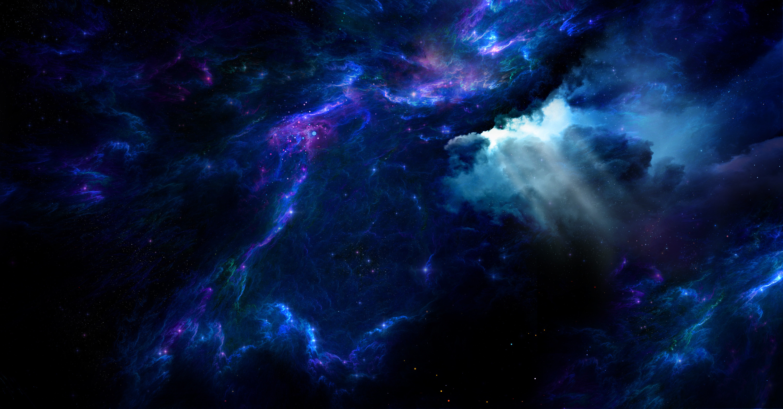 3036x1586 Blue Outer Space Stars Galaxies Planets Earth Nebulae Space Odyssey Space  Art Galaxy Nexus Galaxy Class Nebula Class Galaxy Life Fresh New Hd  Wallpaper ...