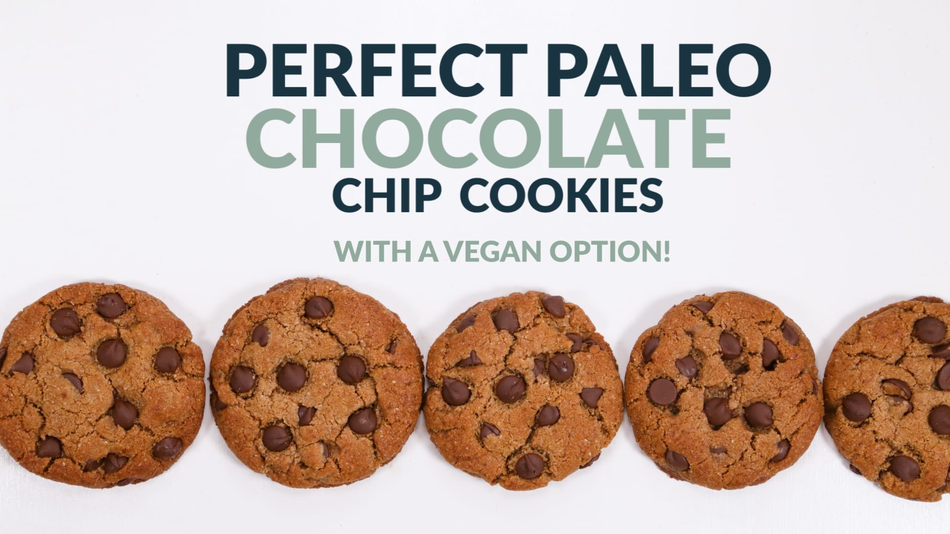 1920x1080 Perfect Paleo Chocolate Chip Cookies (vegan option, grain-free,  gluten-free, dairy-free) - Texanerin Baking