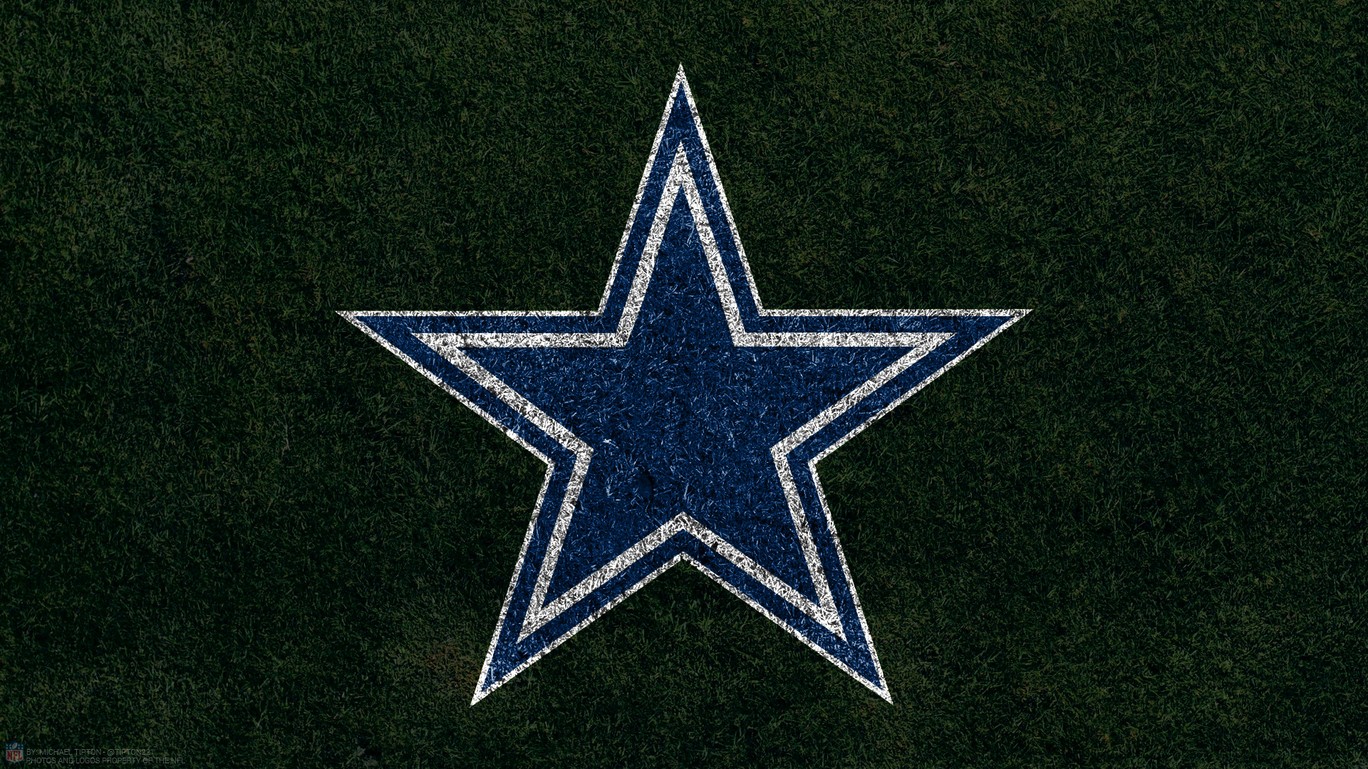 1920x1080 Dallas Cowboys 2018 turf football logo wallpaper free pc desktop computer
