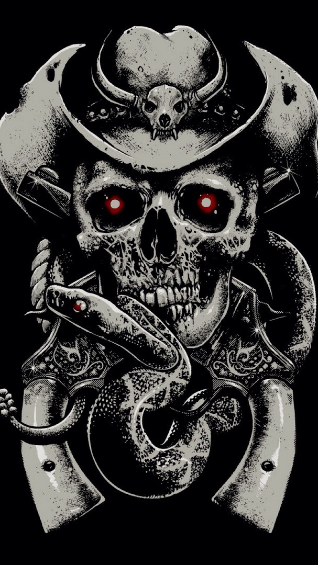 1080x1920 Dark - Skull Wallpapers and Backgrounds