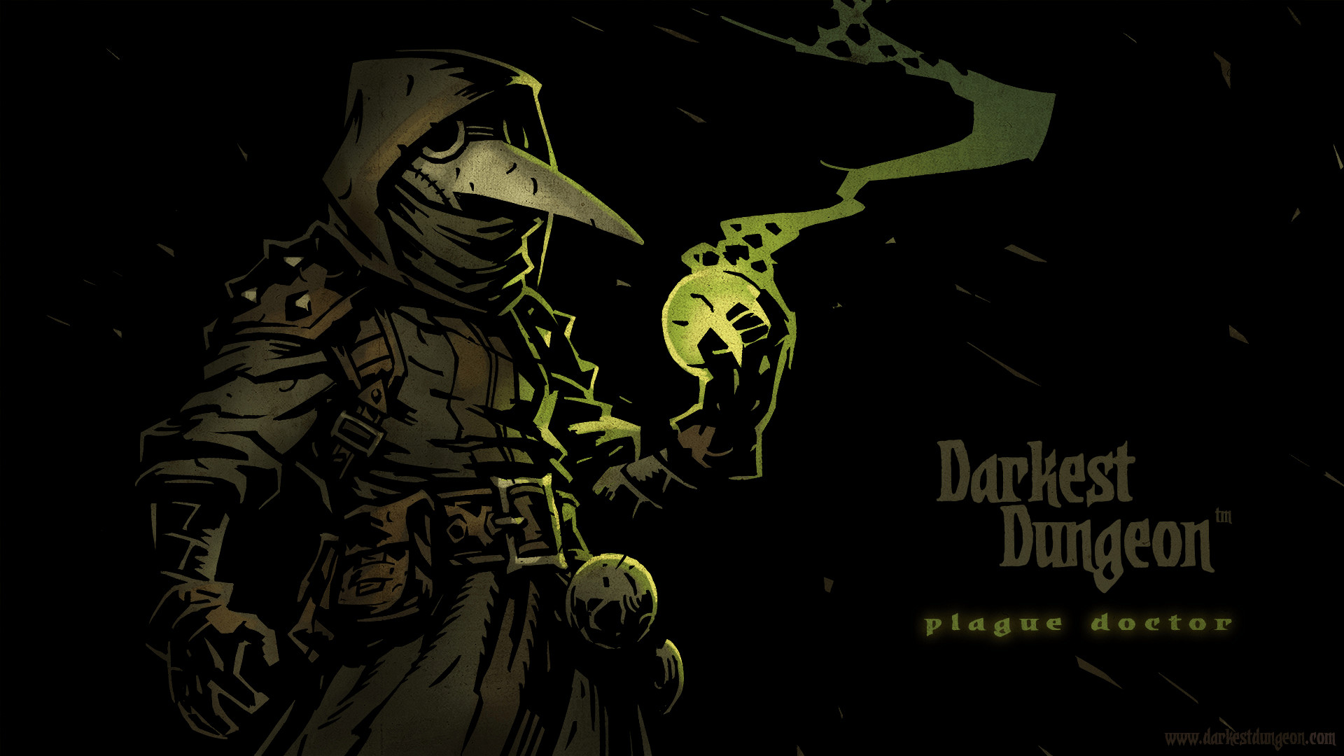 1920x1080 Plague Doctor || Darkest Dungeon || "A doctor, researcher and alchemist who