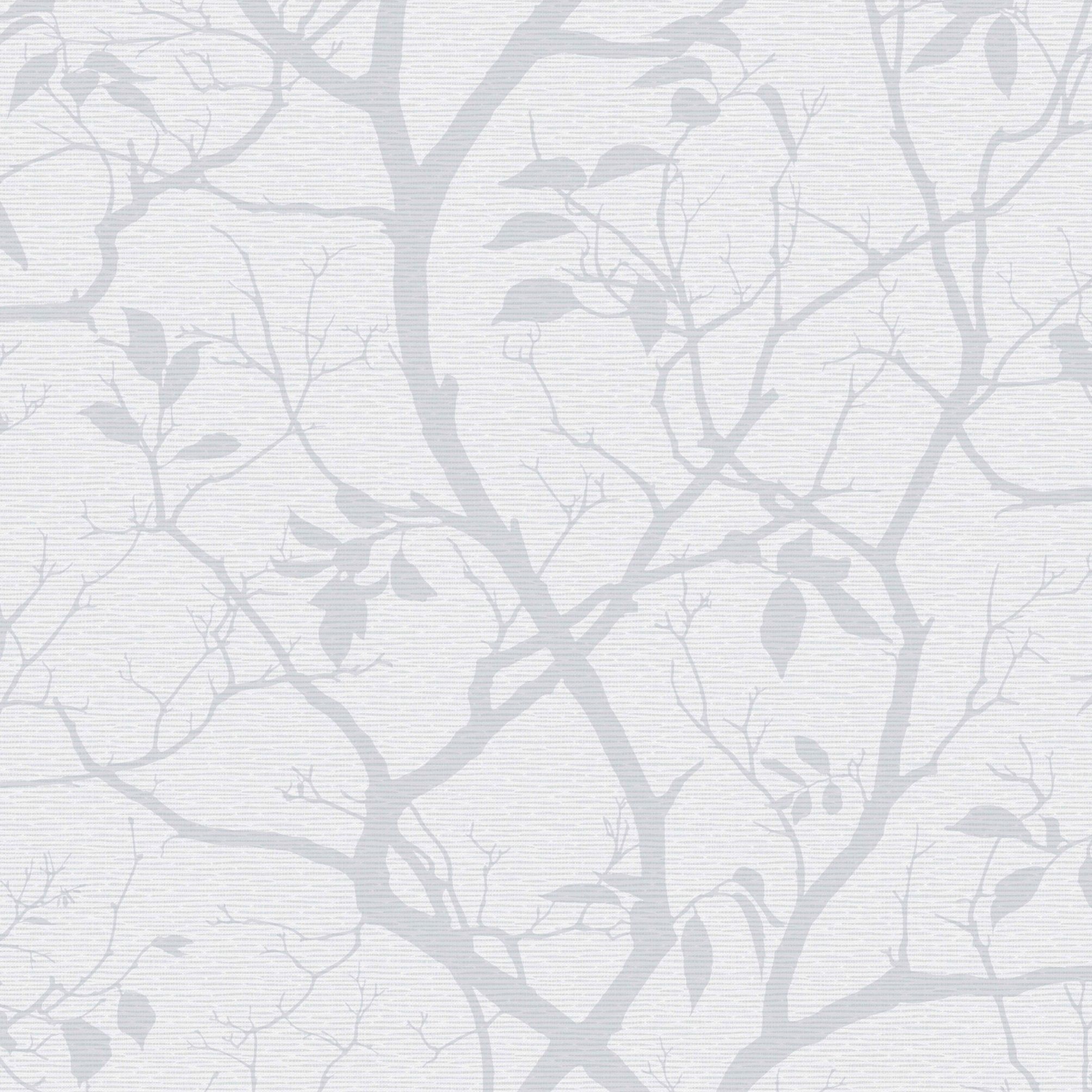 2008x2008 Colours Silverbell Silver Trees Shiny Wallpaper | Departments | DIY at B&Q