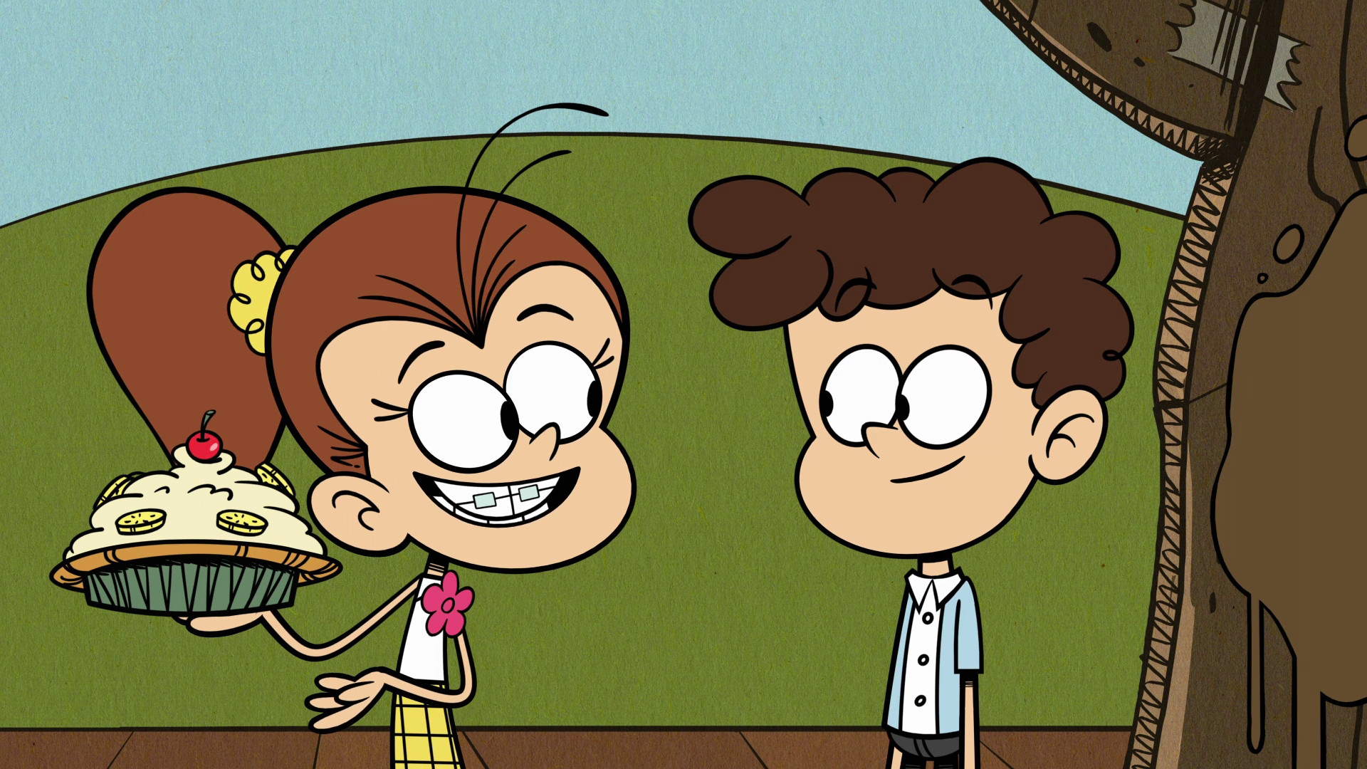 1920x1080 The Loud House - Leni and Lincoln B&W