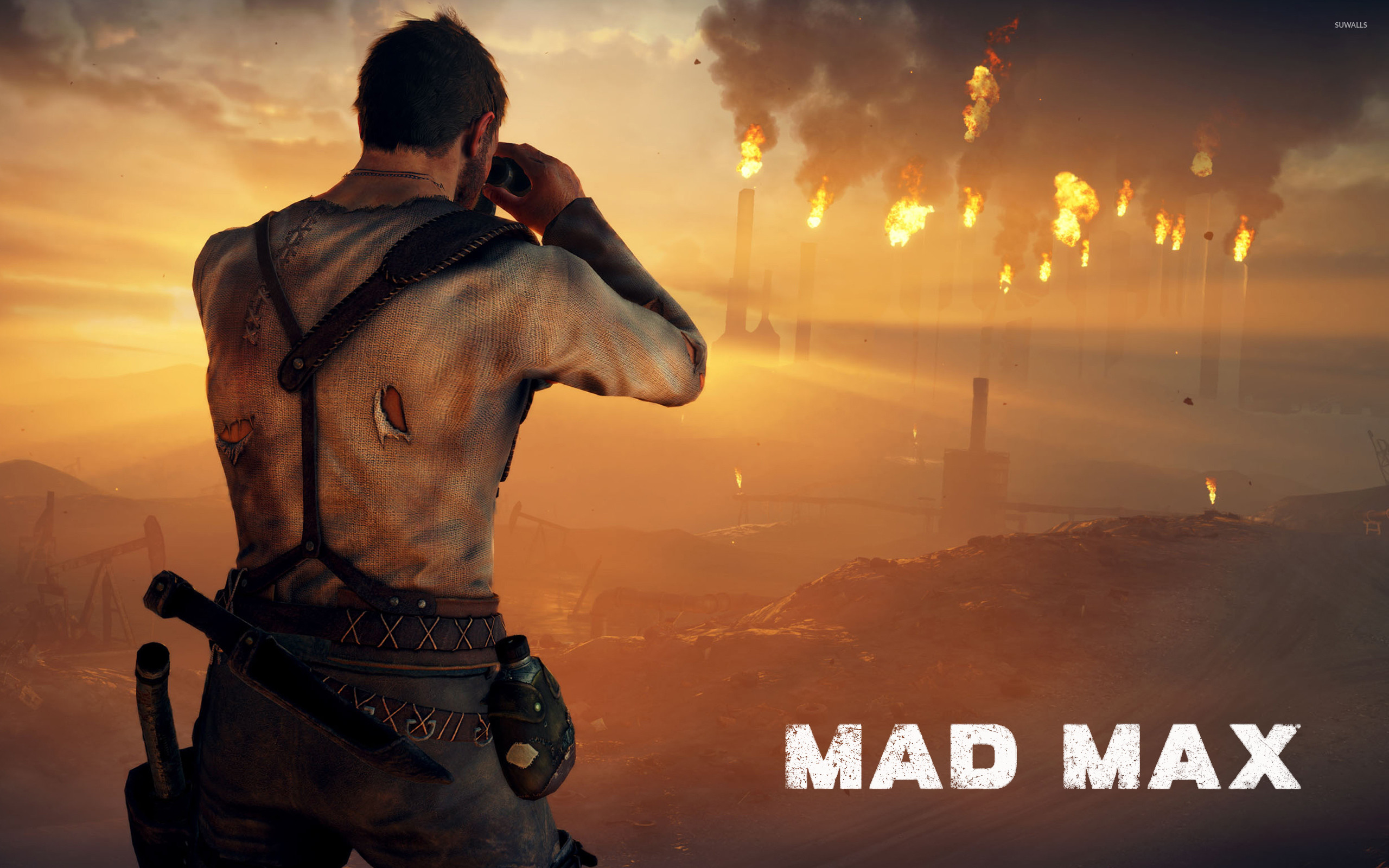 2560x1600 Max Rockatansky watching Gastown from a distance - Mad Max wallpaper