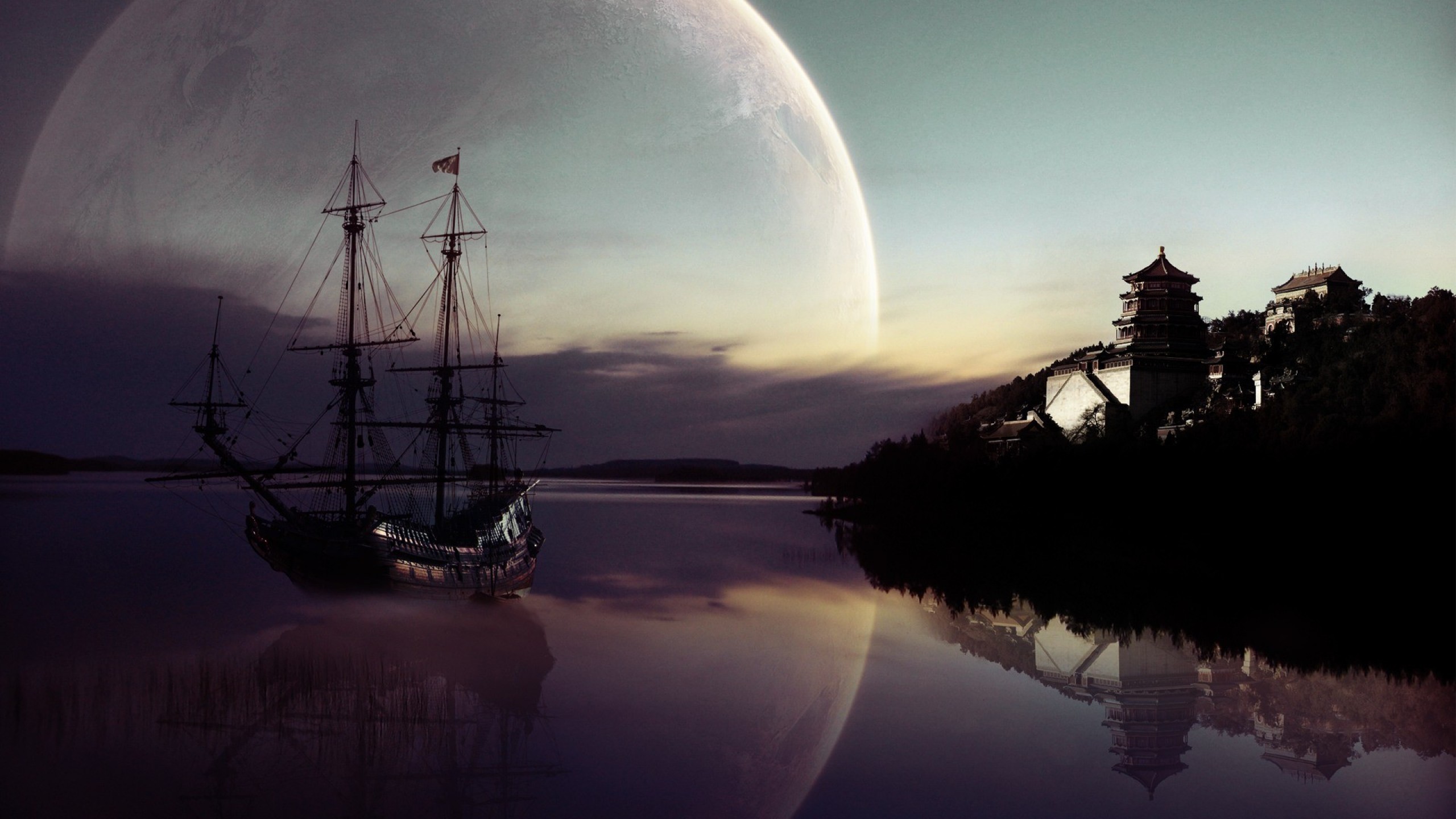 2560x1440 Find out: Pirate Ship wallpaper on http://hdpicorner.com/pirate