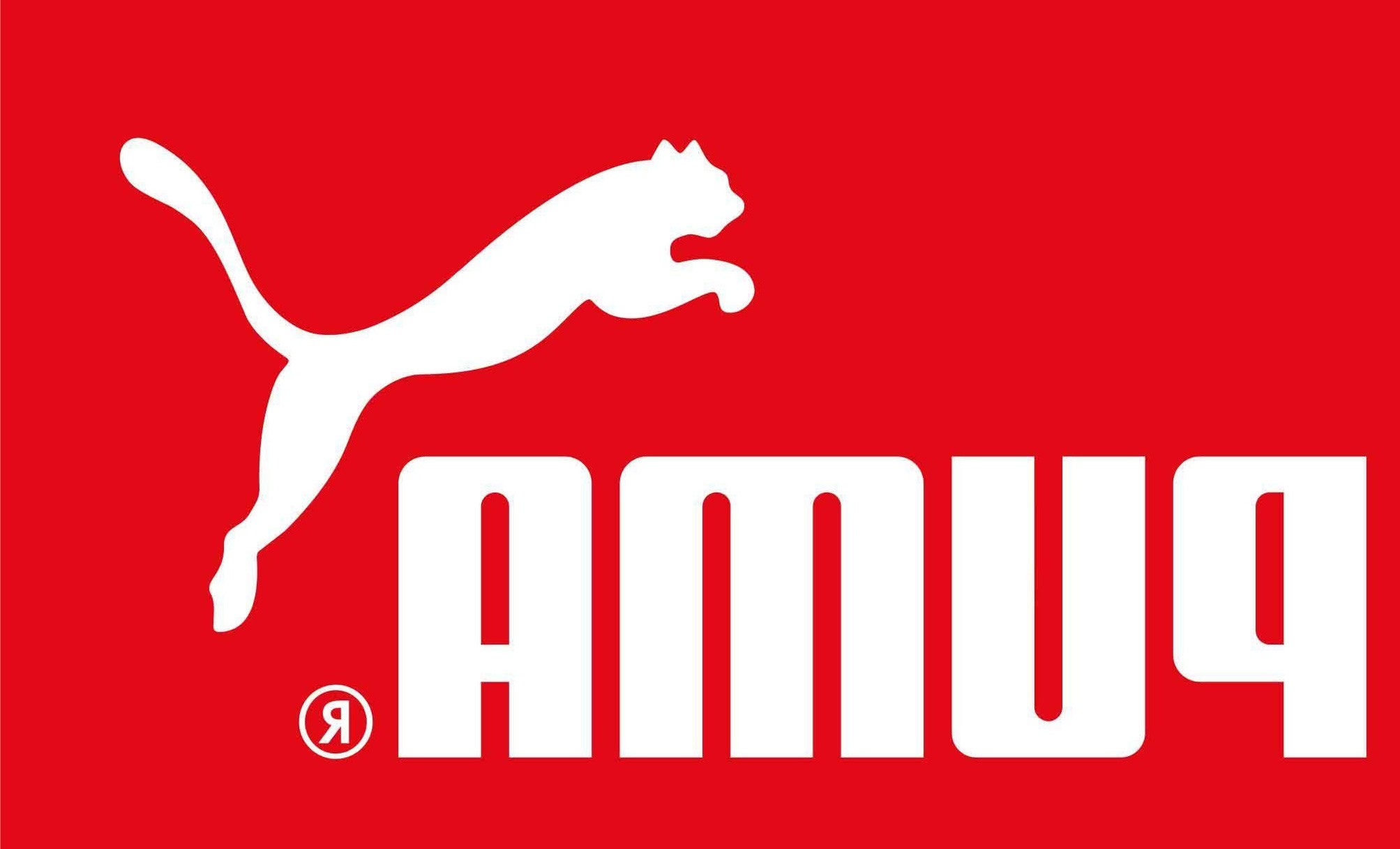 2007x1217 Pics Photos - Puma Logo Red Background