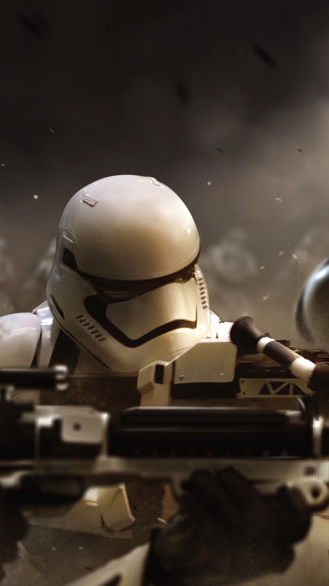 1080x1920 Star Wars The Force Awakens Wallpaper Stormtrooper Offensive