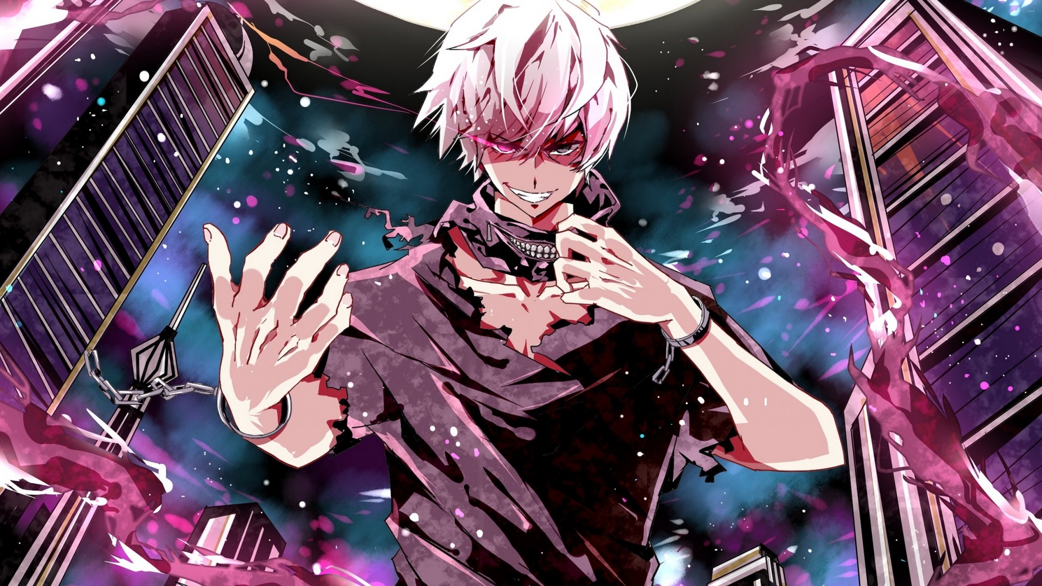 2048x1152 Download Tokyo Ghoul Good Anime Wolf Wallpaper In Many Resolutions