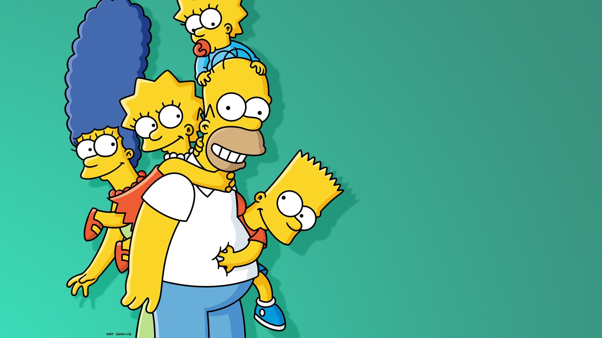 1920x1080 Fernsehserien - Die Simpsons Maggie Simpson Marge Simpson Lisa Simpson Homer  Simpson Bart Simpson Wallpaper