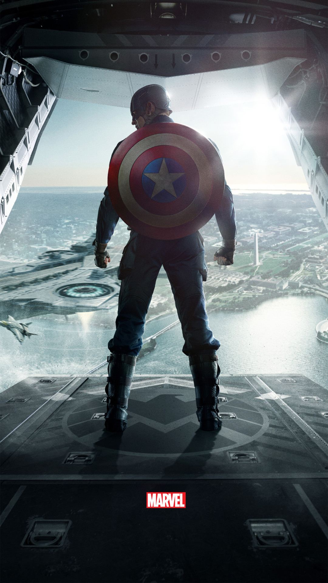1080x1920 Captain America Shield - Best htc one wallpapers